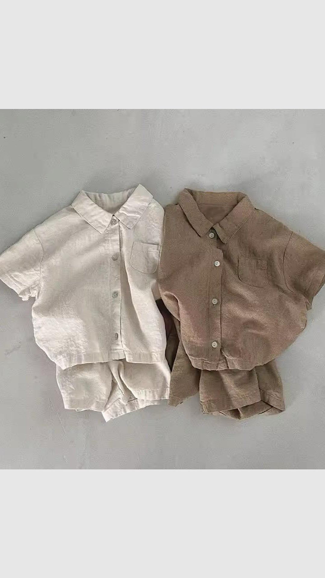 Linen Unisex Set