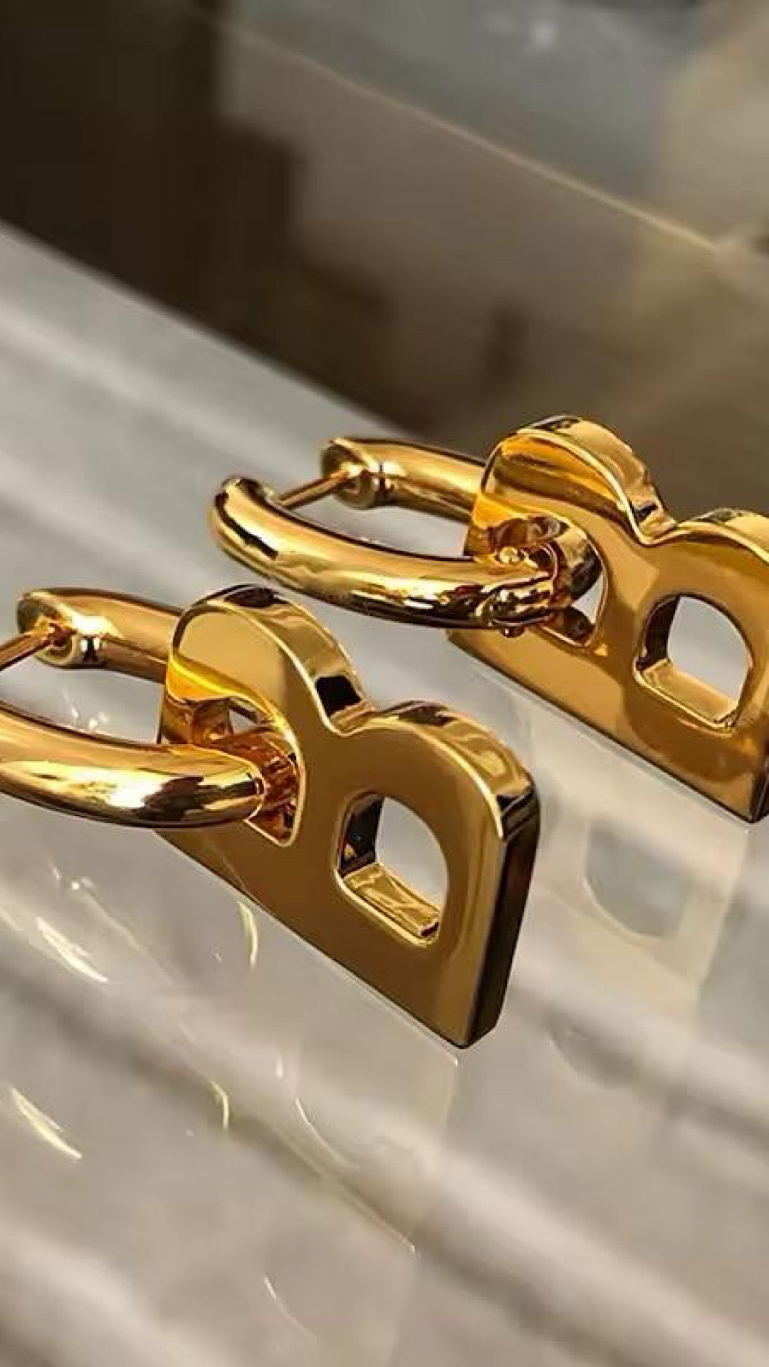 Letter Earrings