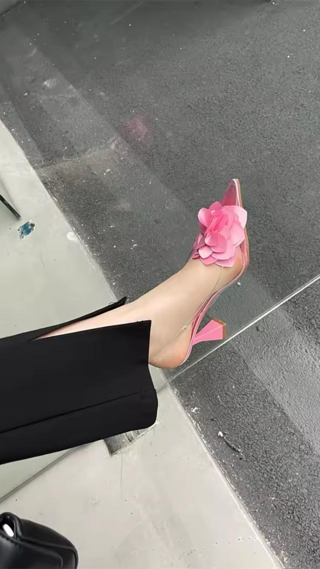 Floral Appliqués Heels
