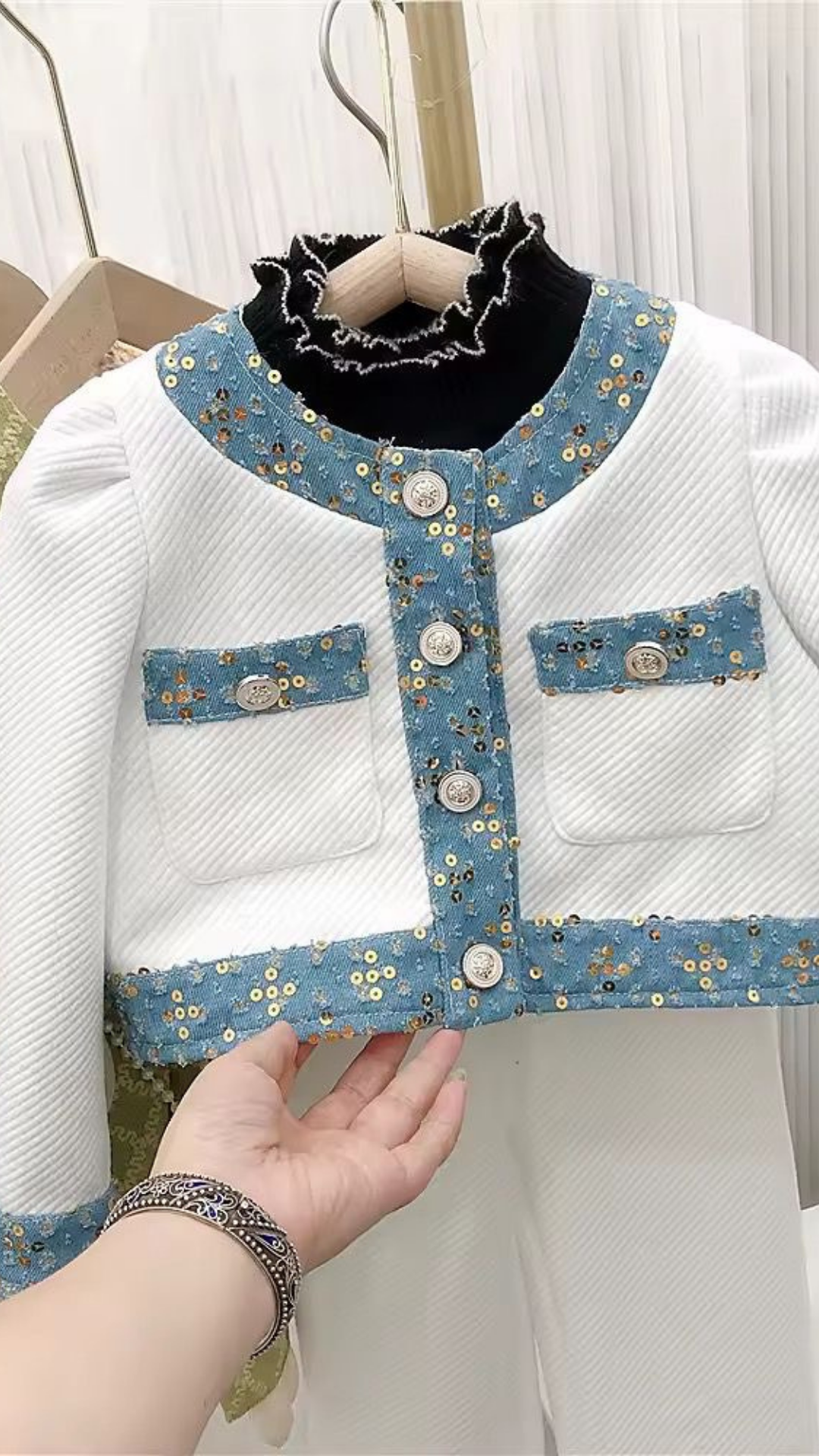 Mini Sequinned Coord Set