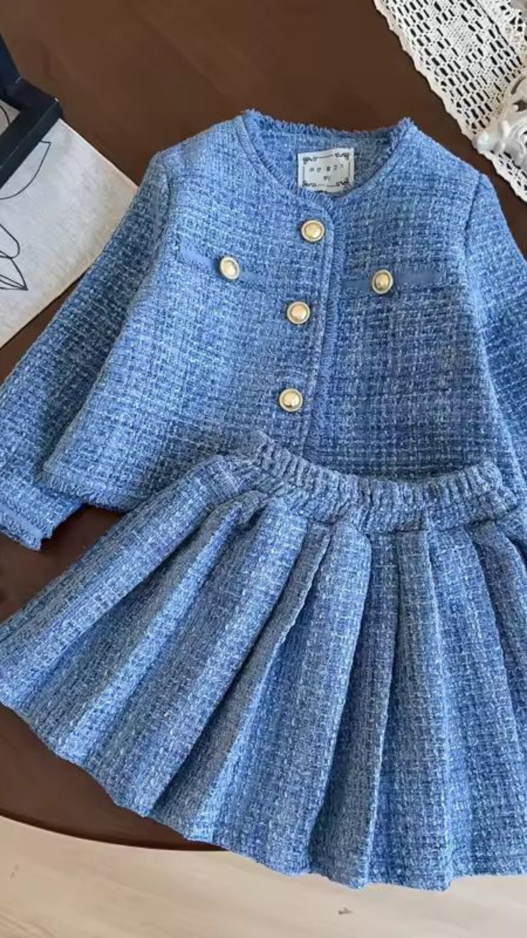 Cottage Tweed Skirt Set