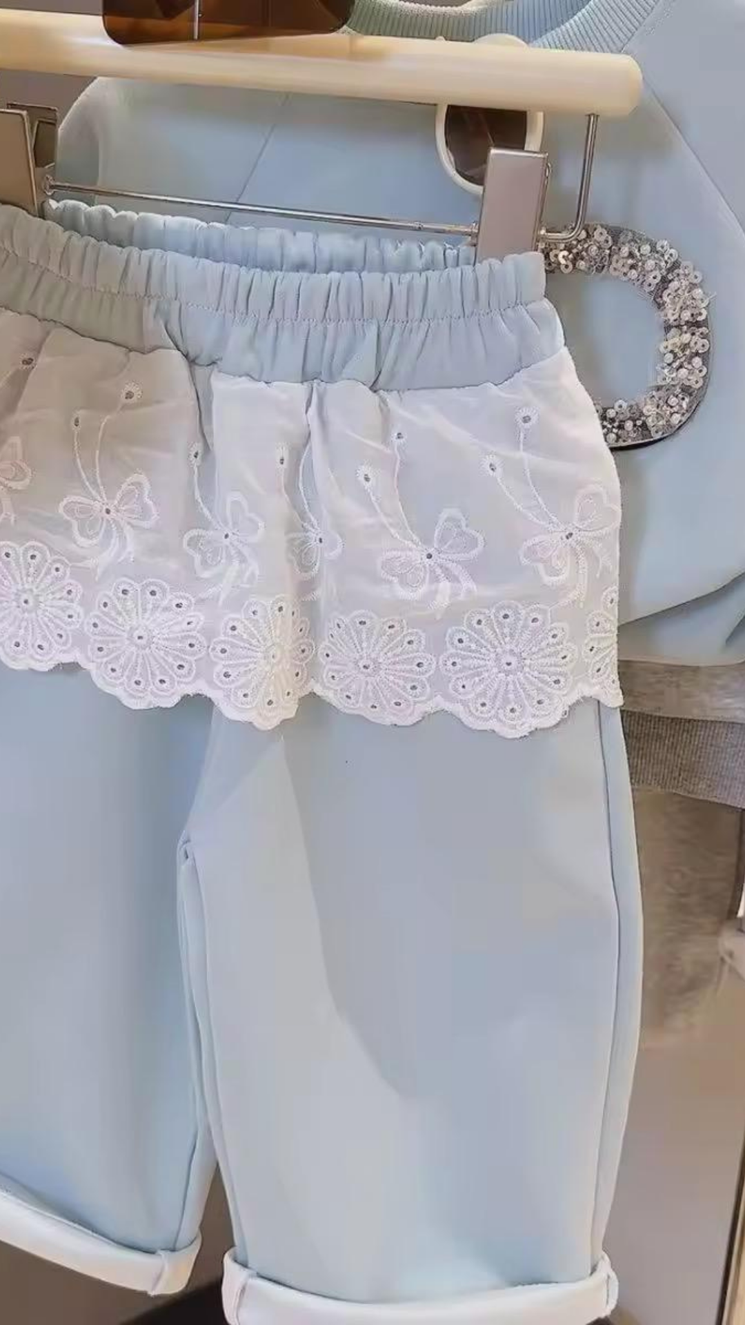 Lacey Sequined Coord Set