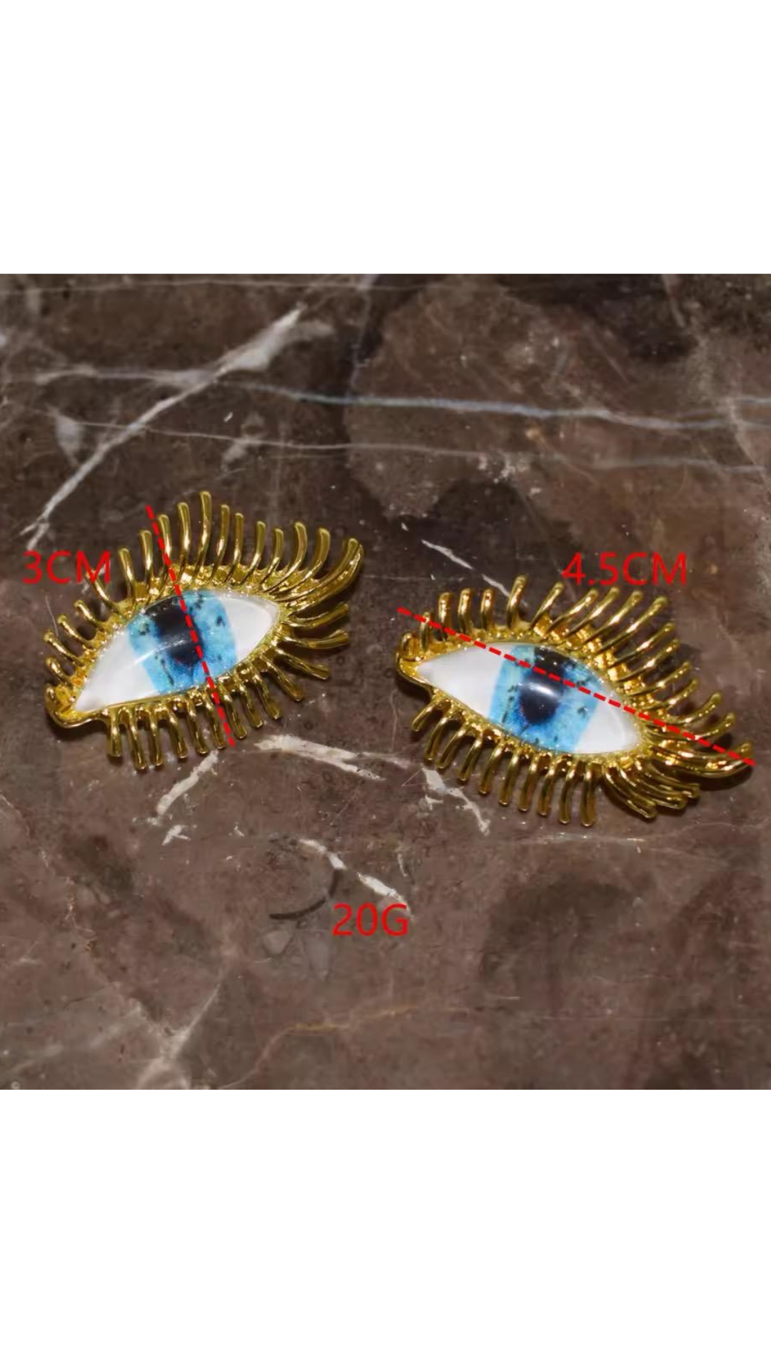 Evil Eye Stud Earrings