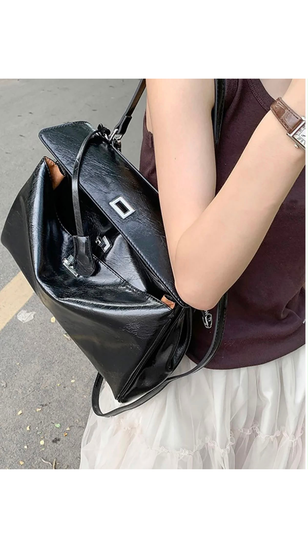 Aura shoulder bag