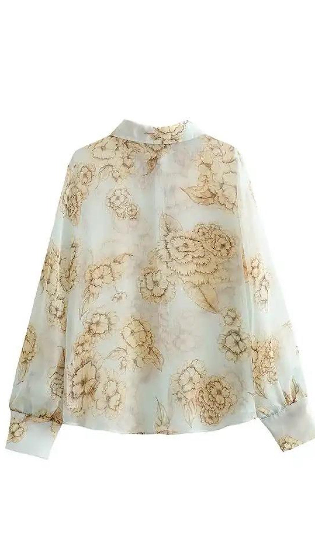 Floral Mesh Shirt