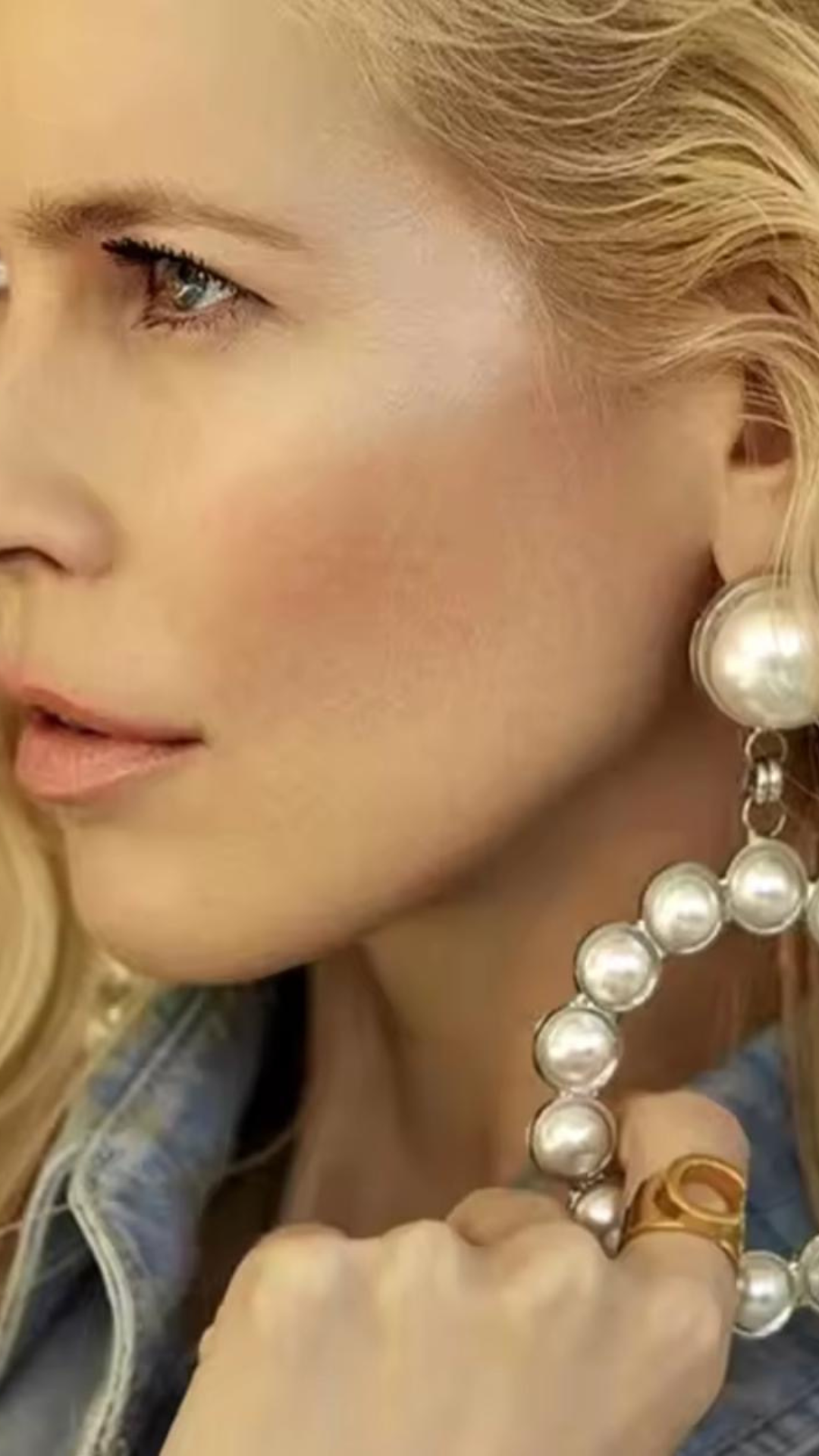 Pearl Hoop Earrings