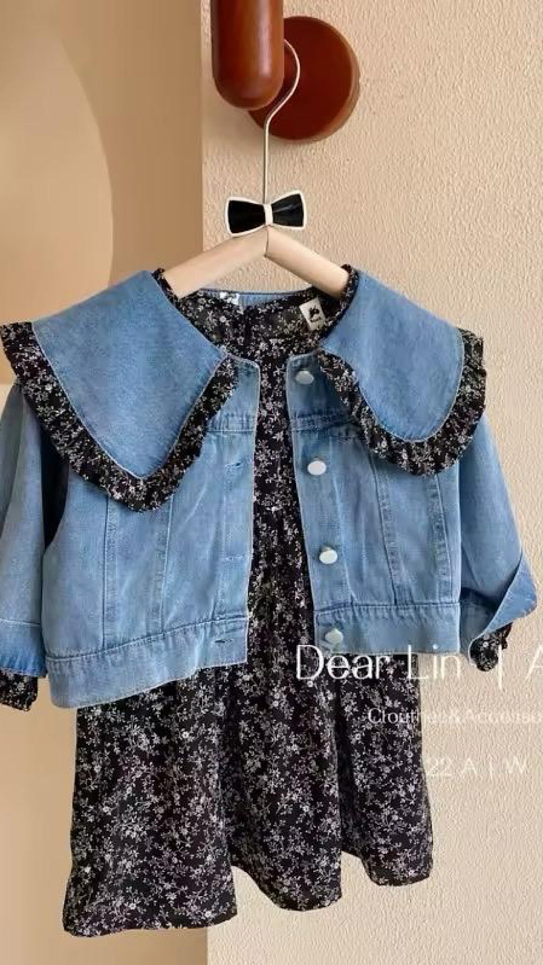 Earthy Dress & Jacket Set