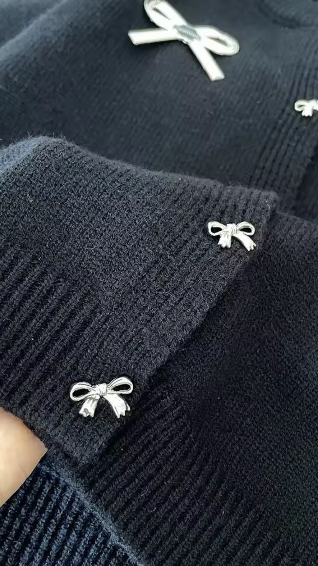 Mini Bow Cardigan