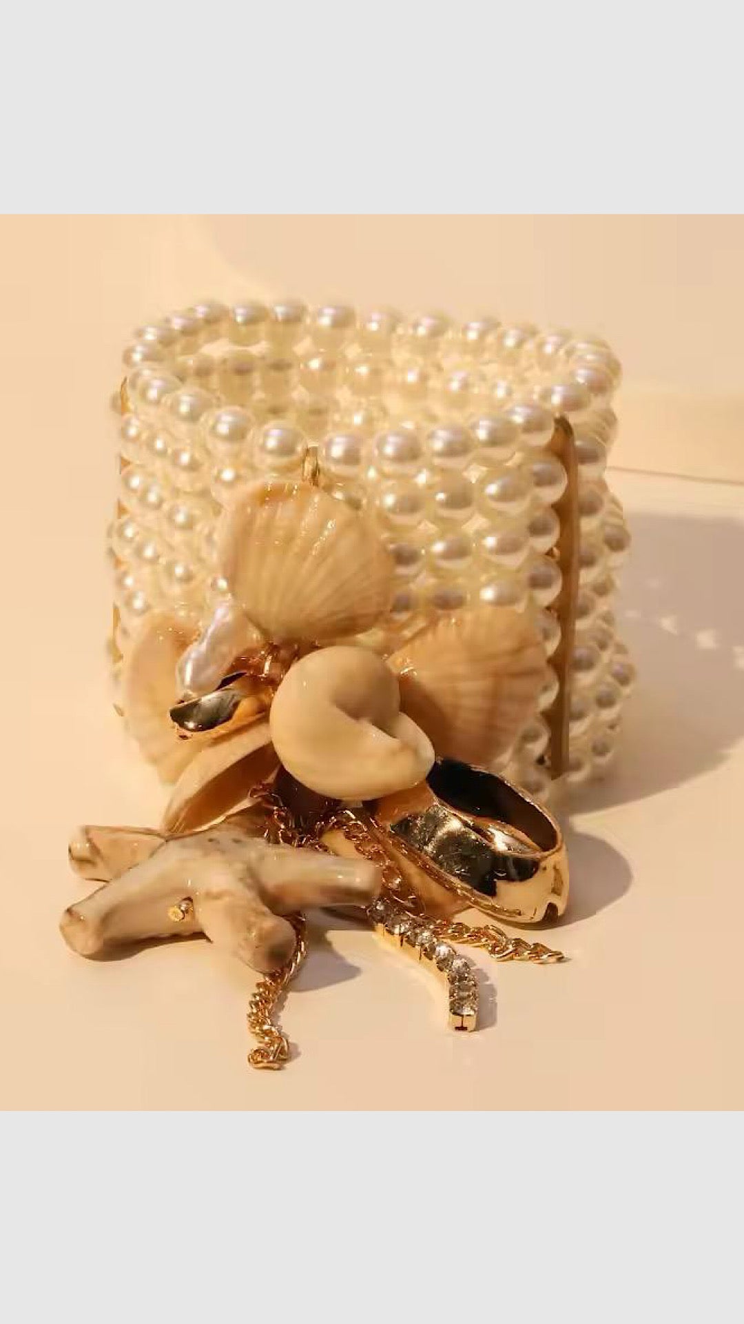 Moss Pearl Cuff