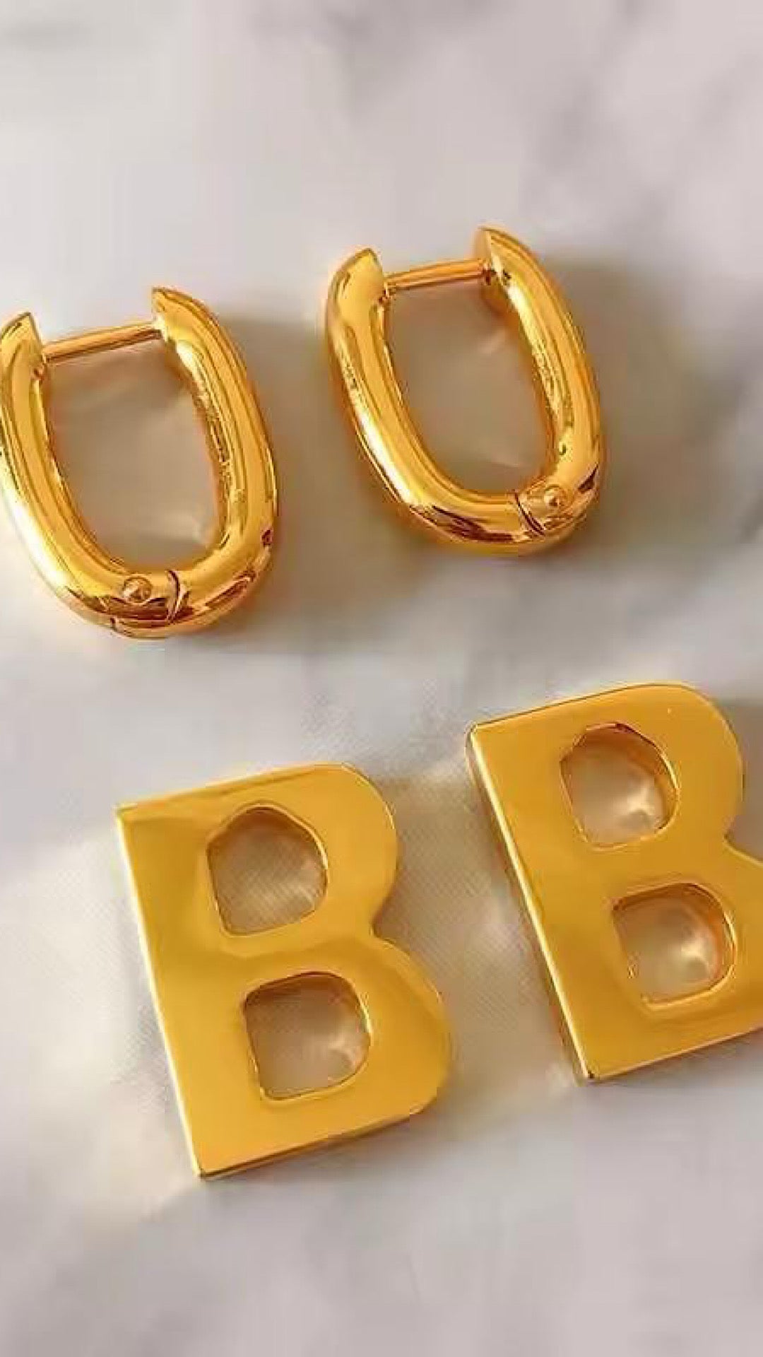 Letter Earrings