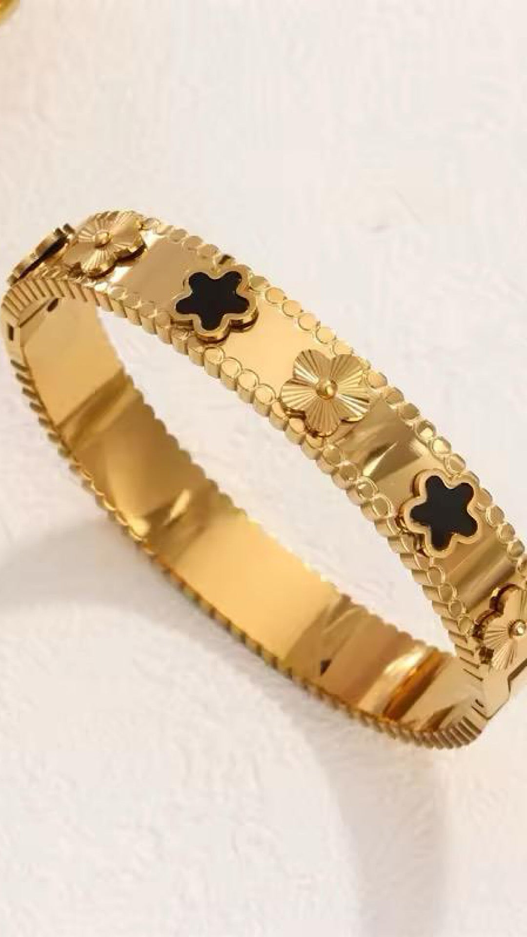 Flower Cuff Bracelet