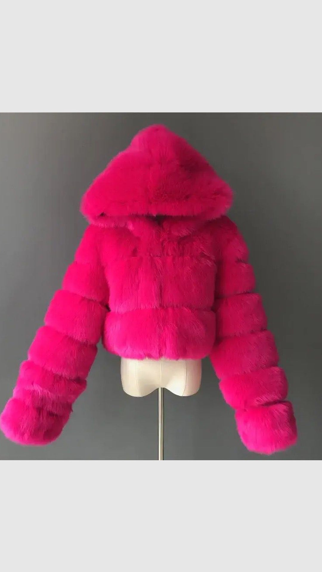 Hoodie Fur Jacket