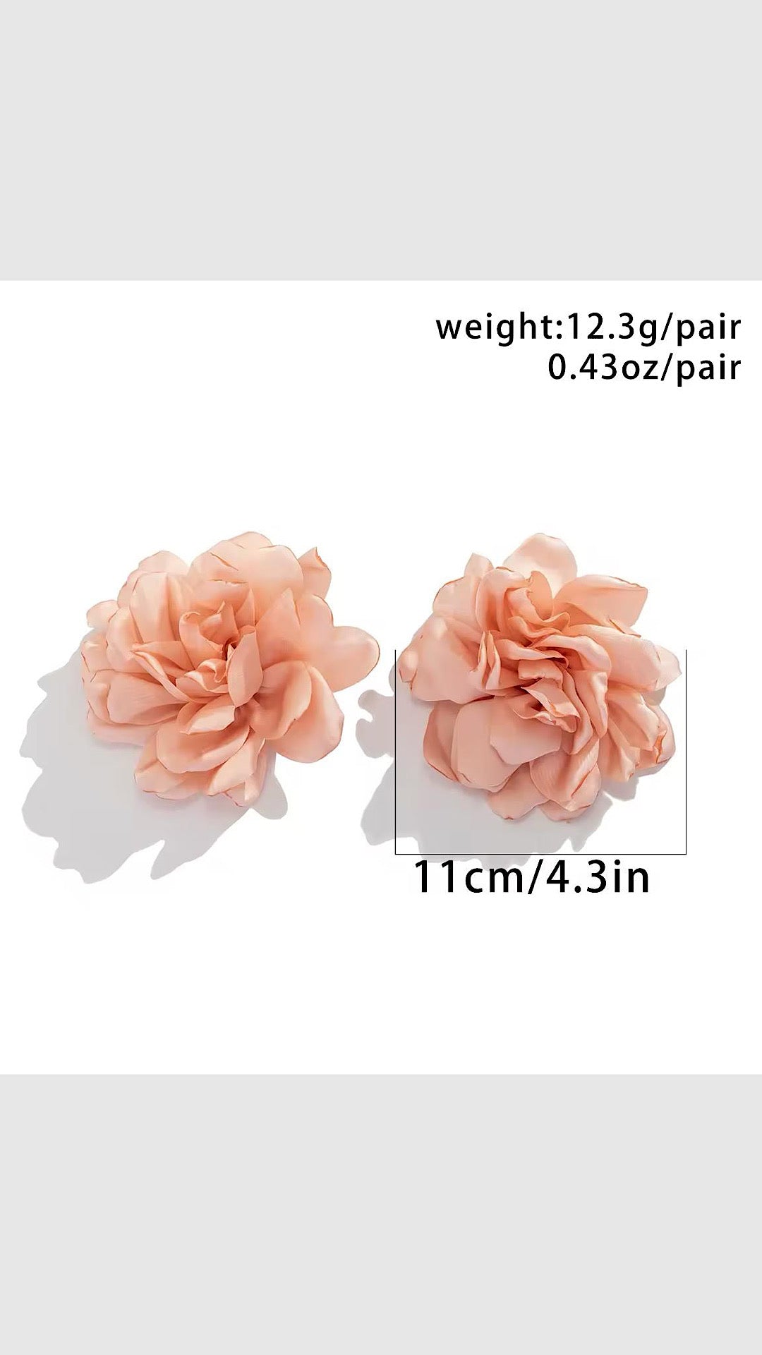 Flower Chunk Earrings