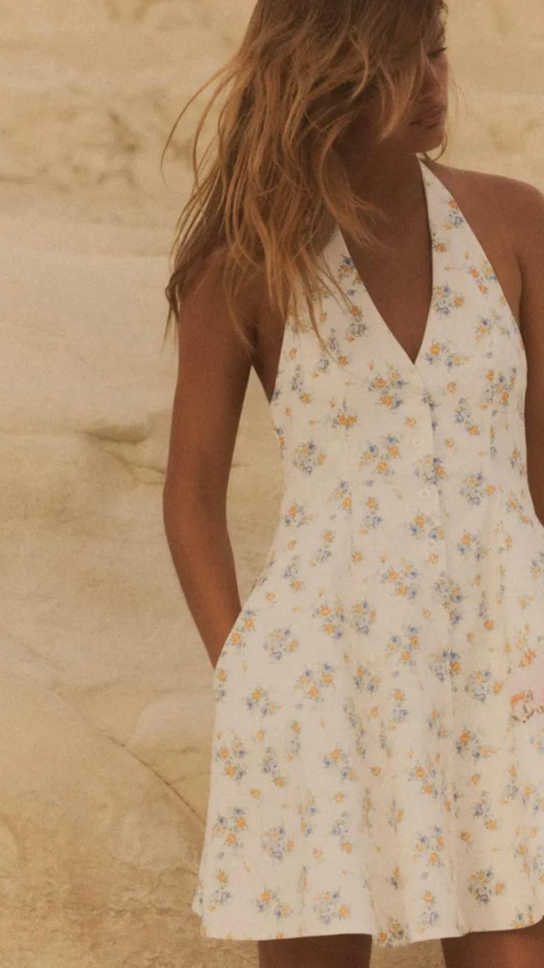 Flora Halter Dress