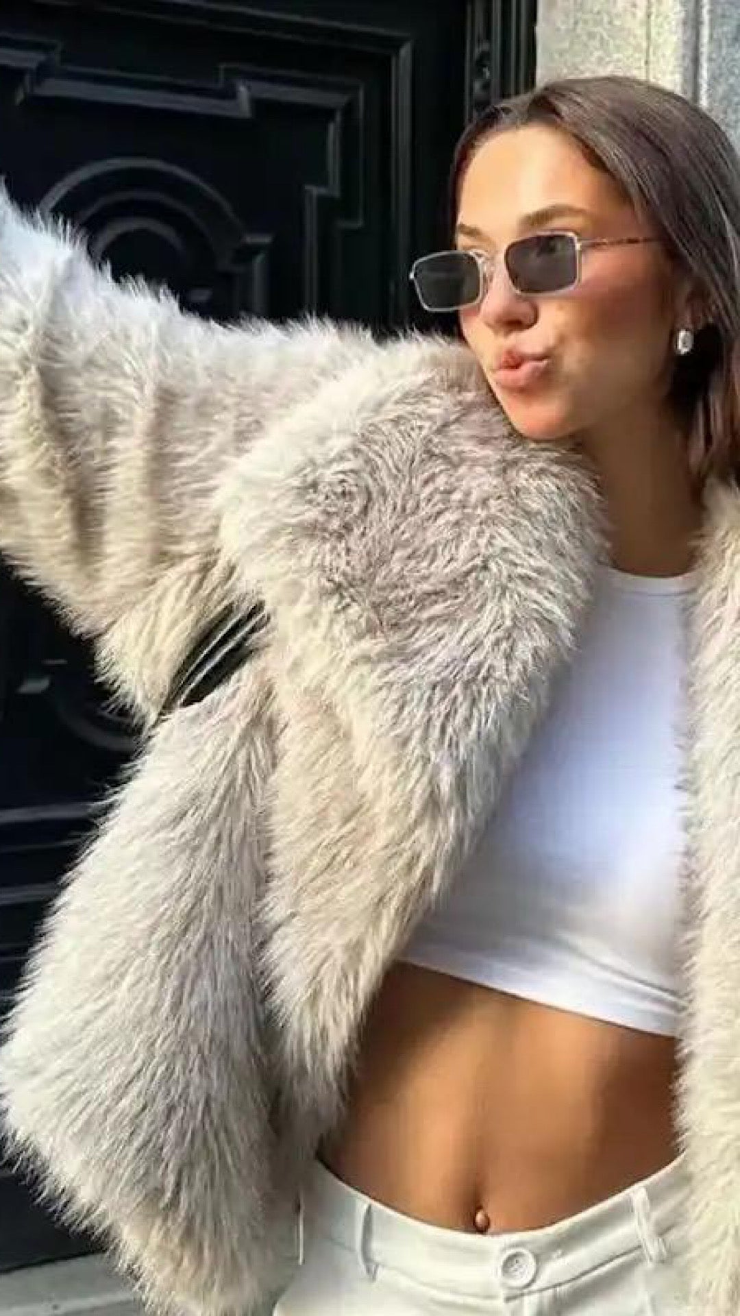 Faux Fur Coat