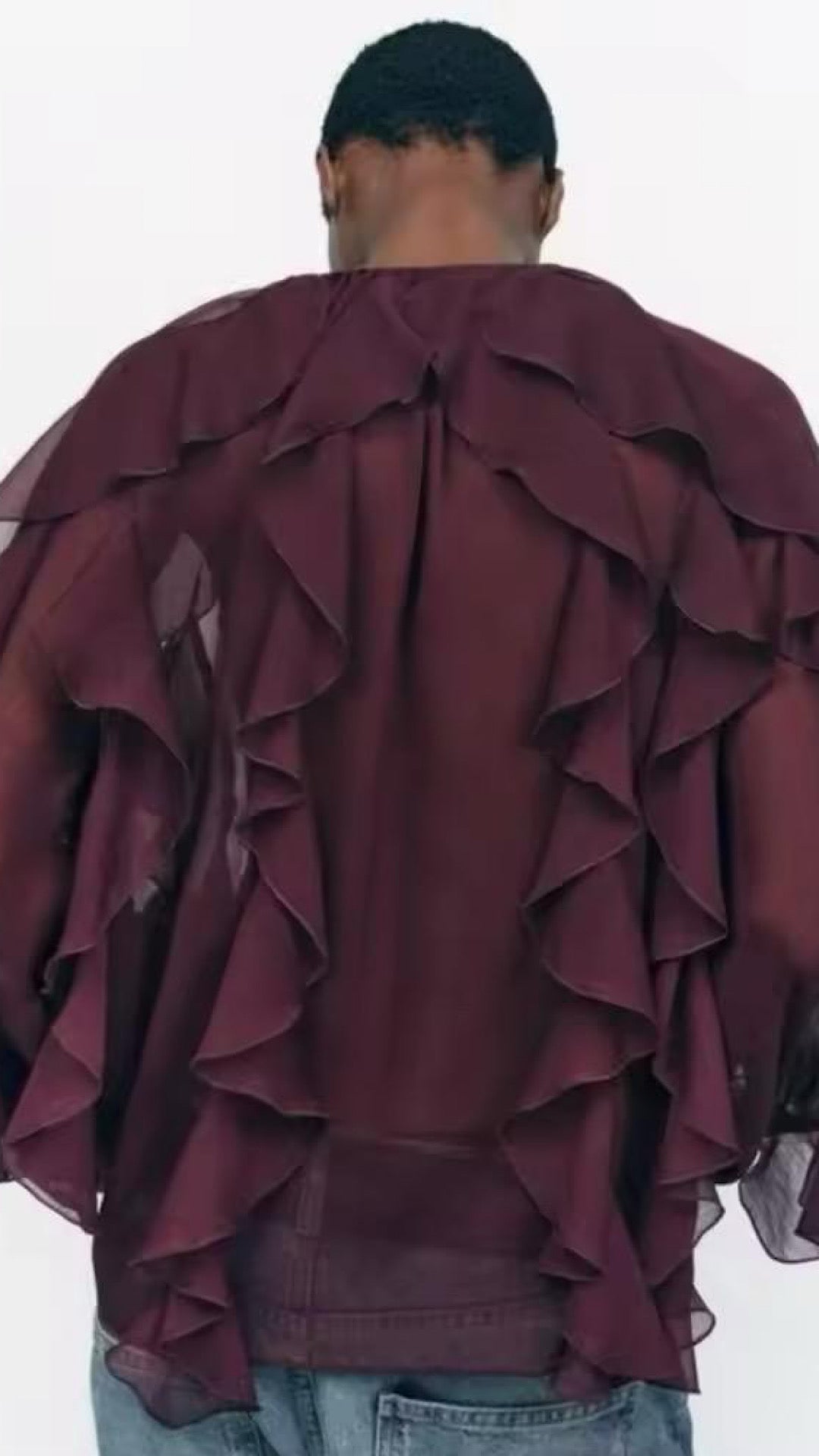 Mile Wine Blouse