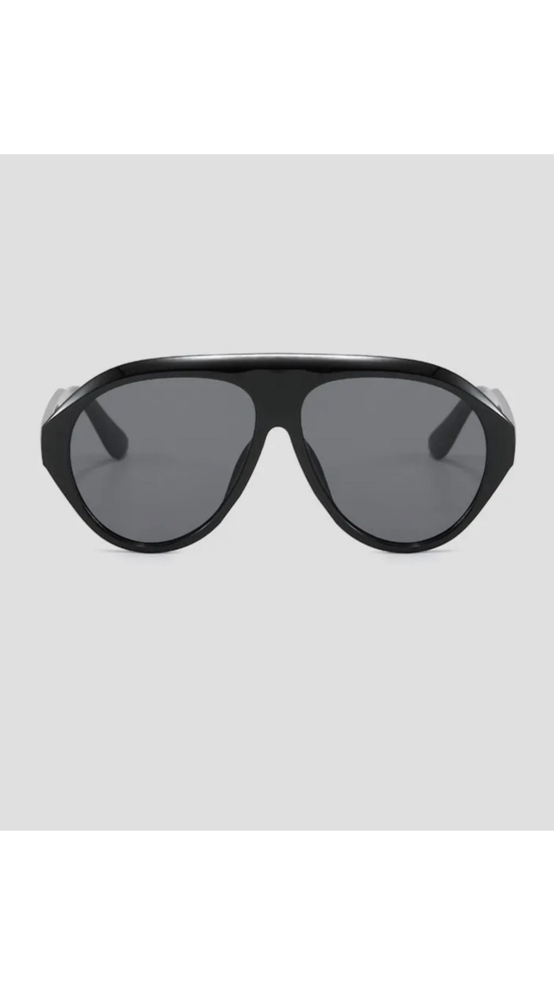 Oversized black sunglasses