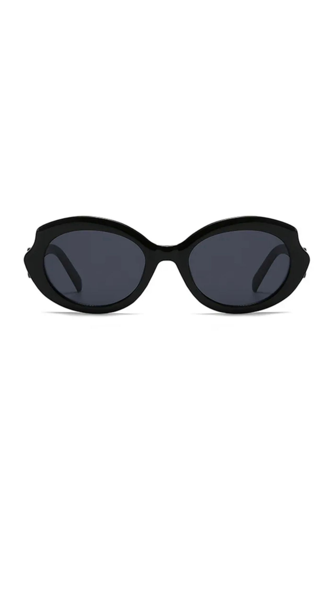 Round luxe sunglasses