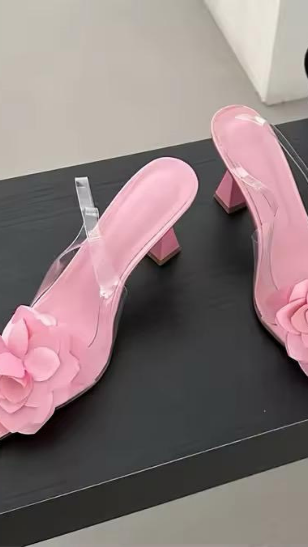 Floral Appliqués Heels