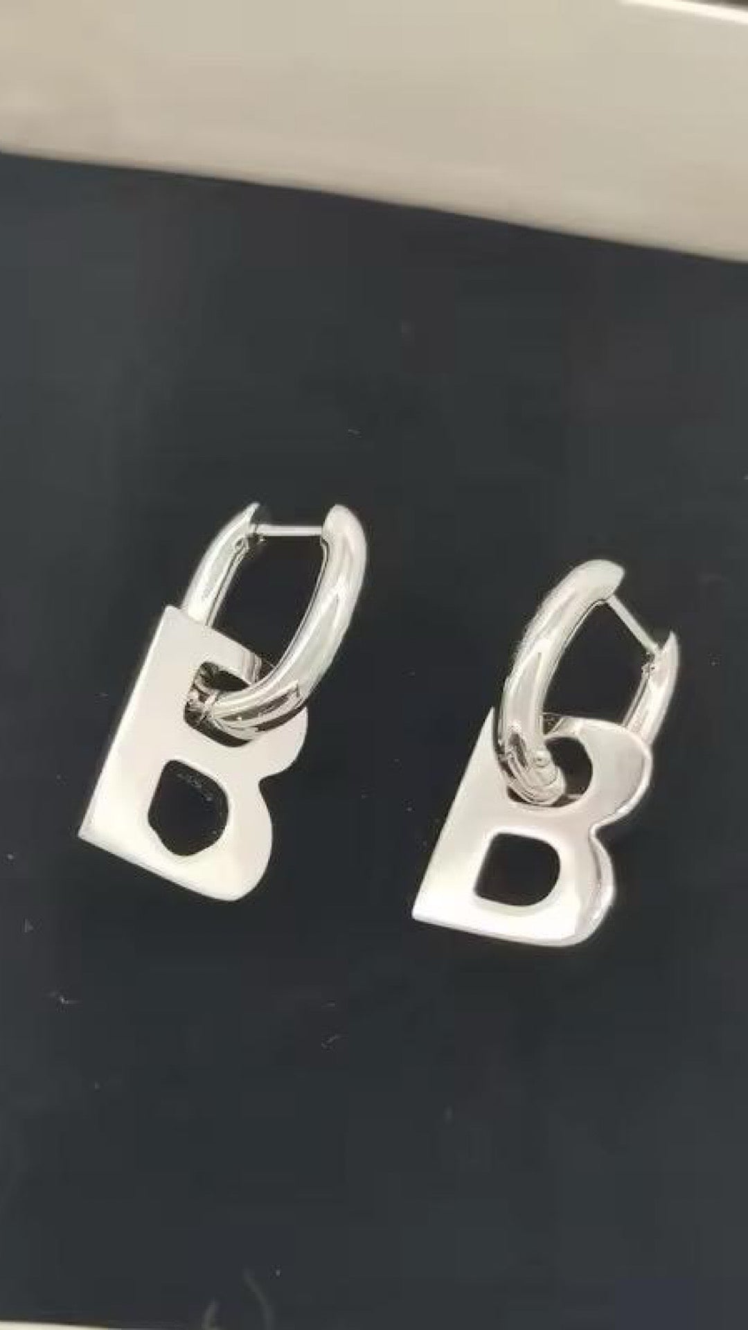 Letter Earrings