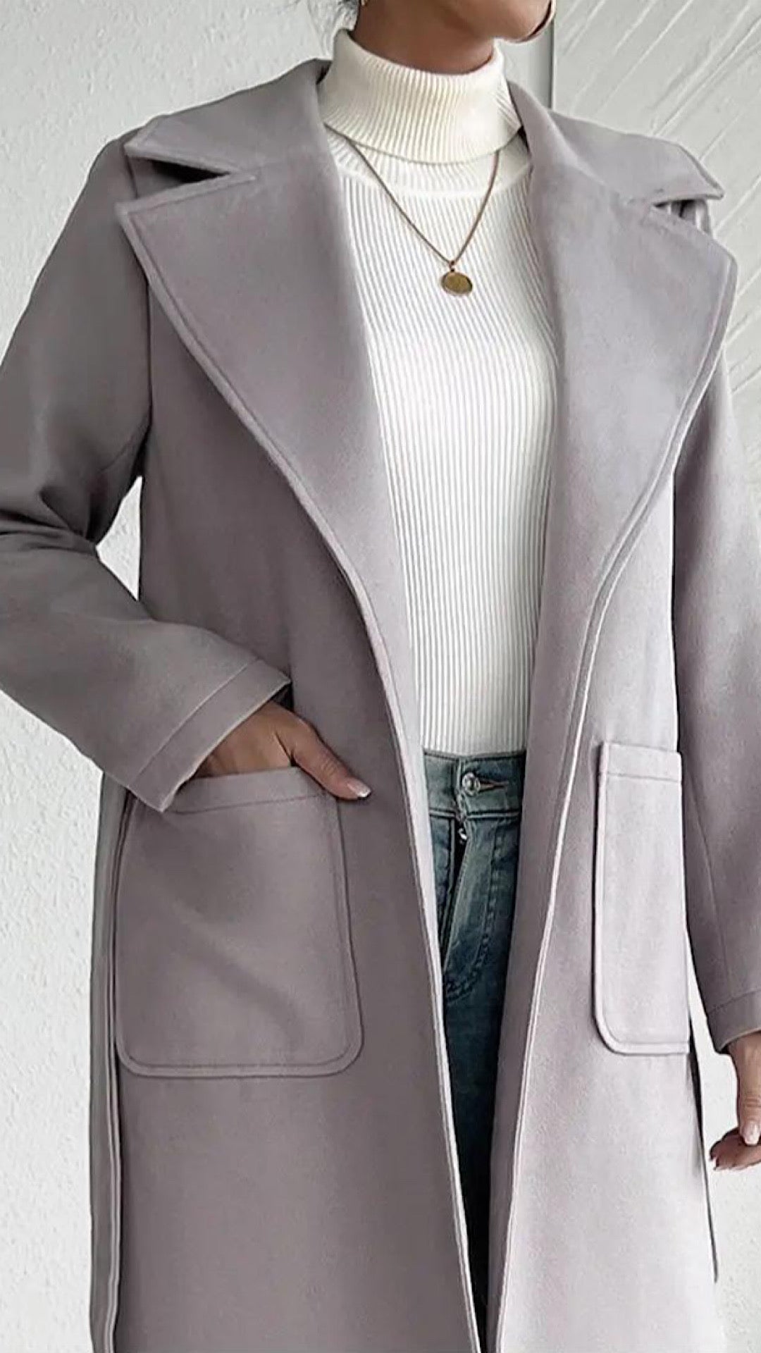 Belted Long Coat