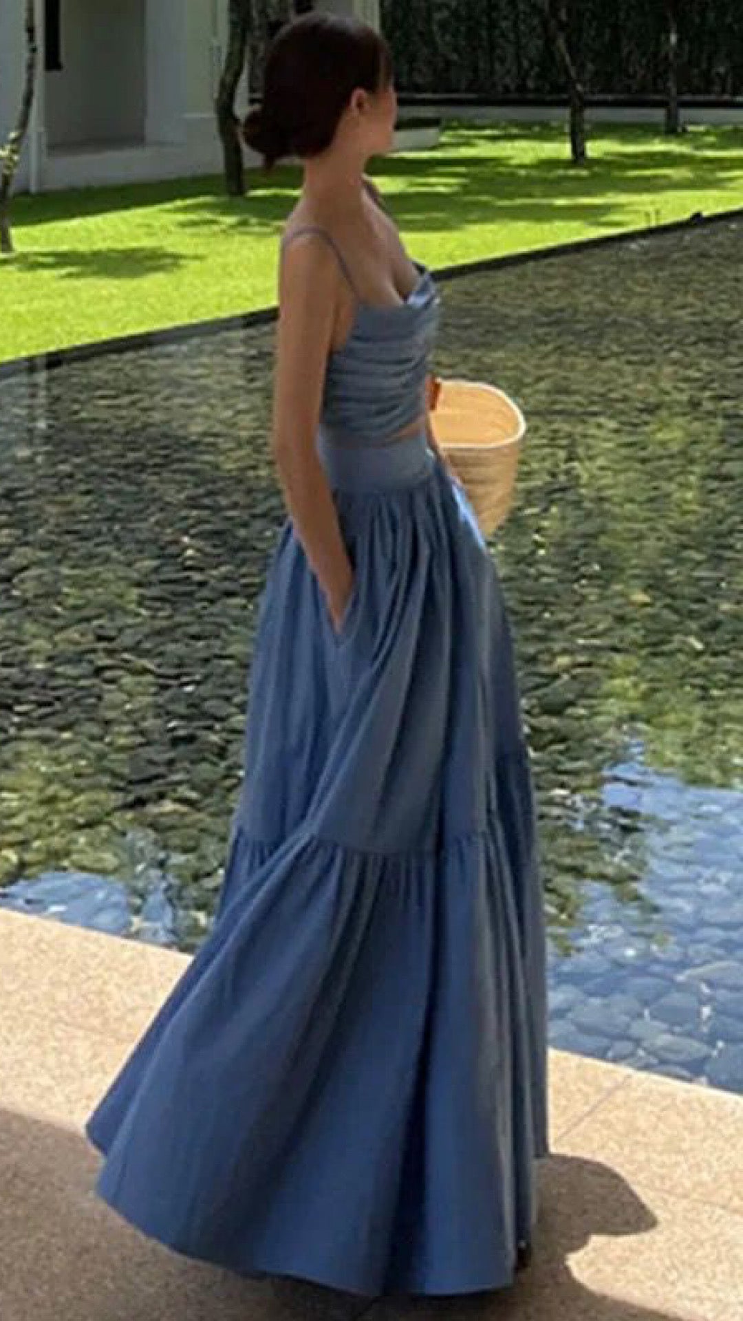Pleated Skirt Set