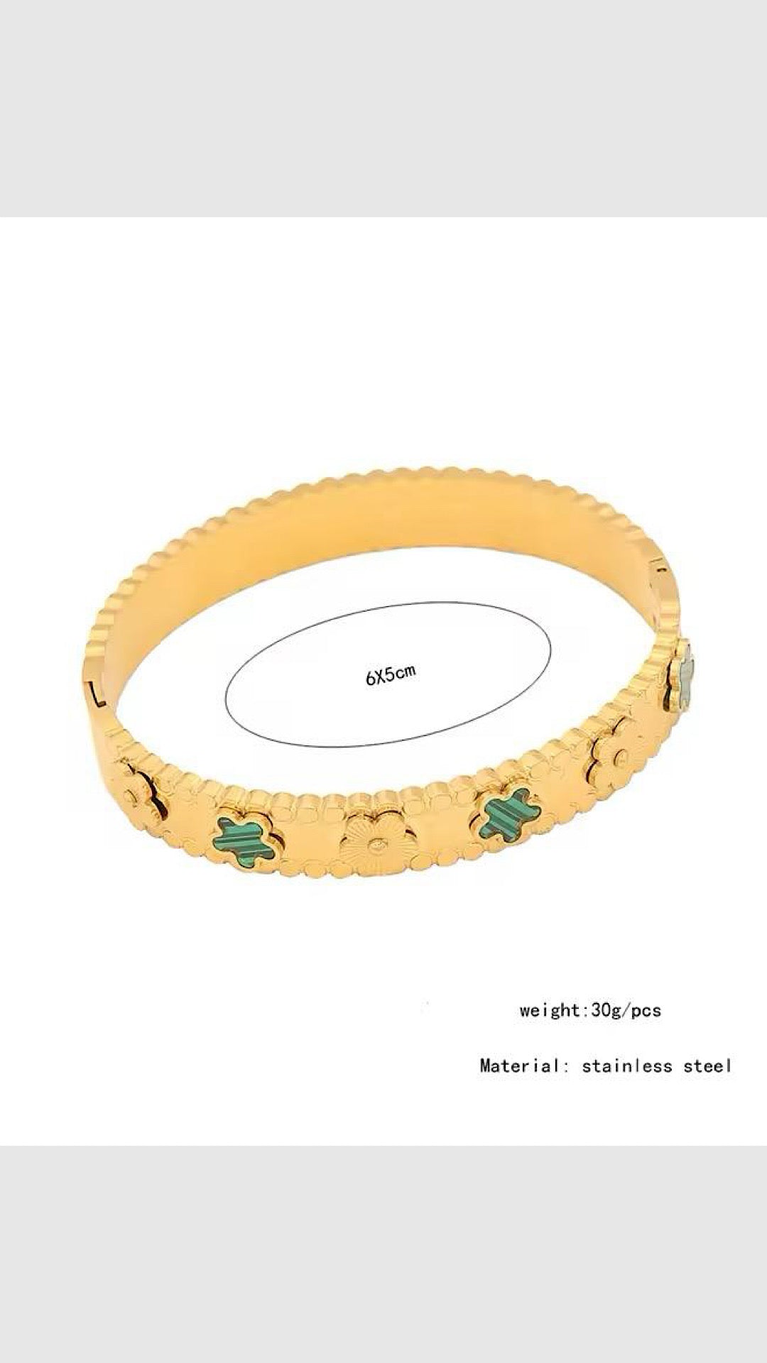 Flower Cuff Bracelet