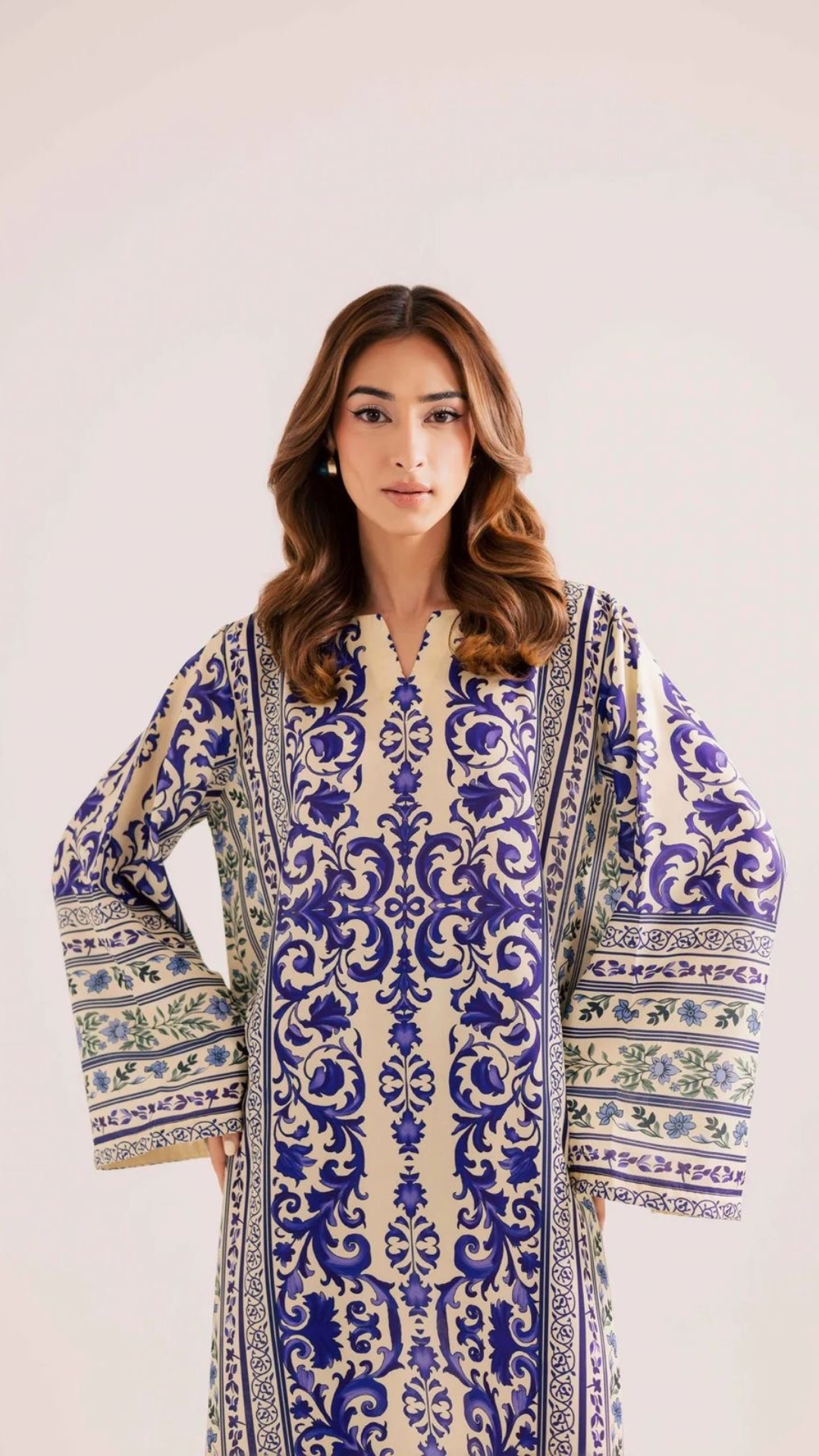Luxe Long Printed Kurta