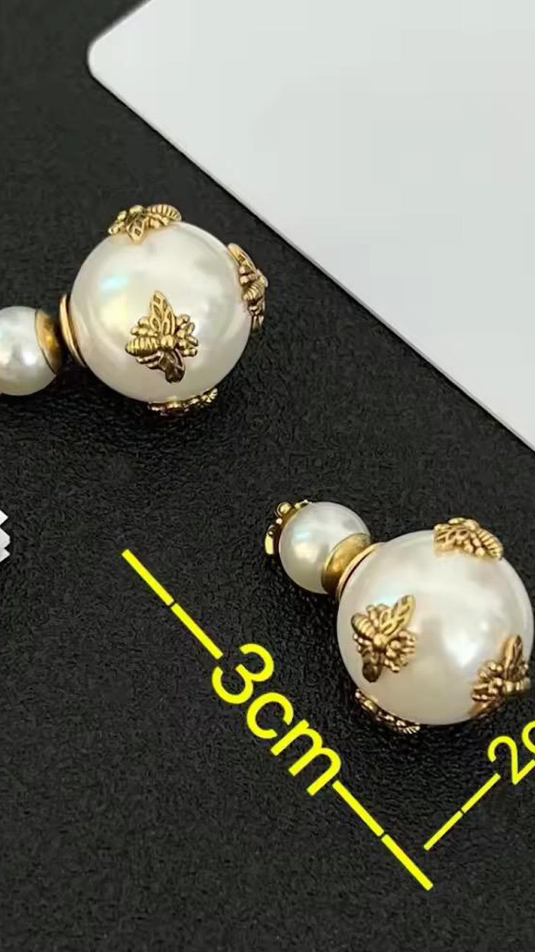 Pearl Bee Earrings