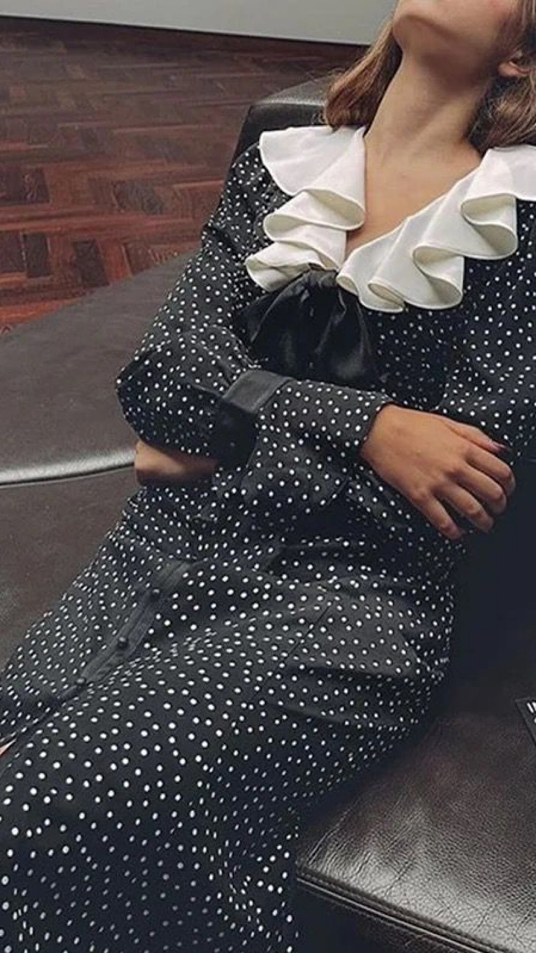 Printed Ruffle Dress