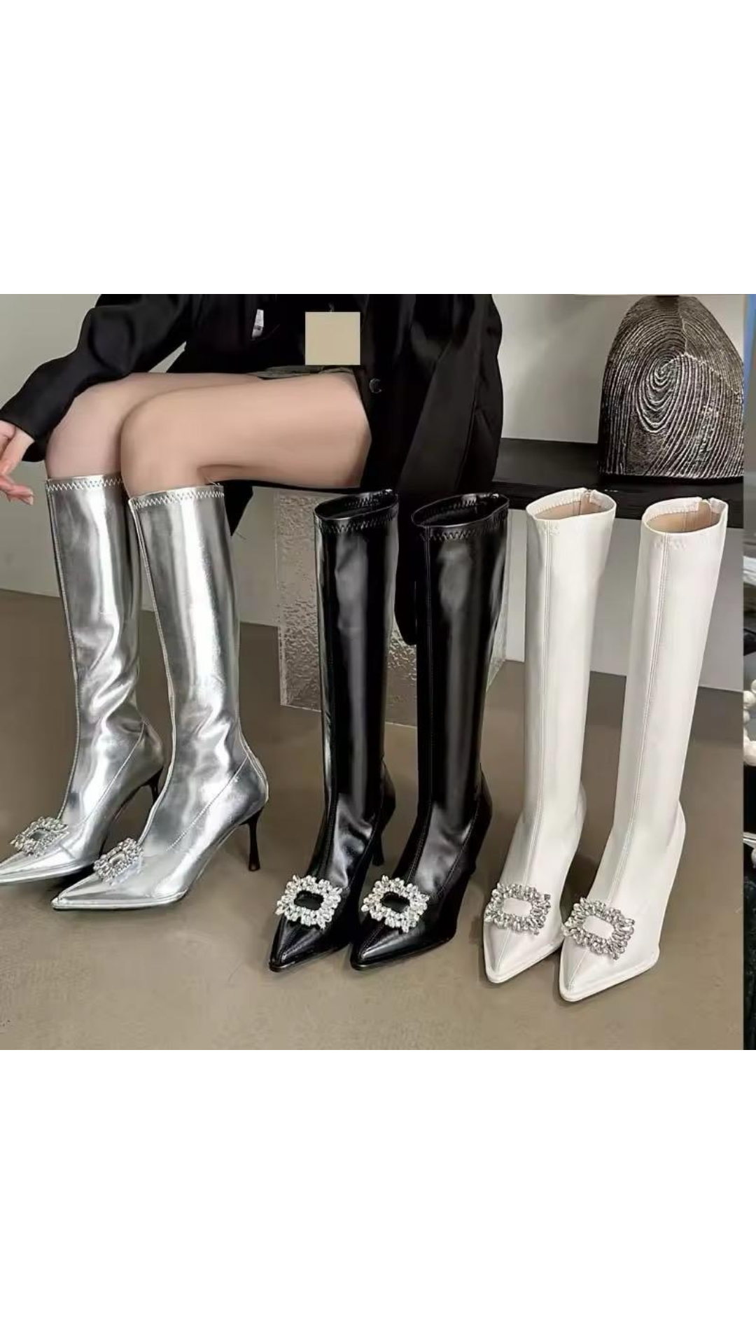 Nuve Embellished Boots