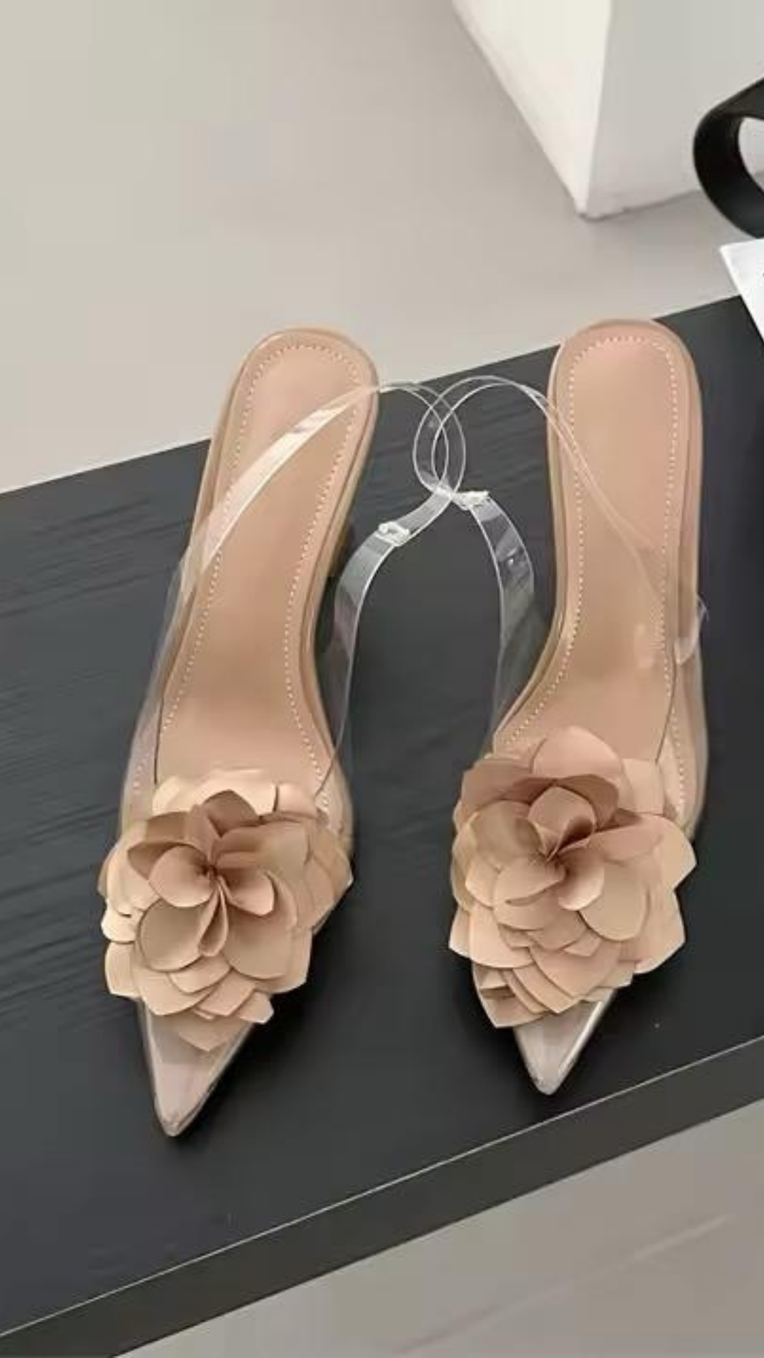 Floral Appliqués Heels