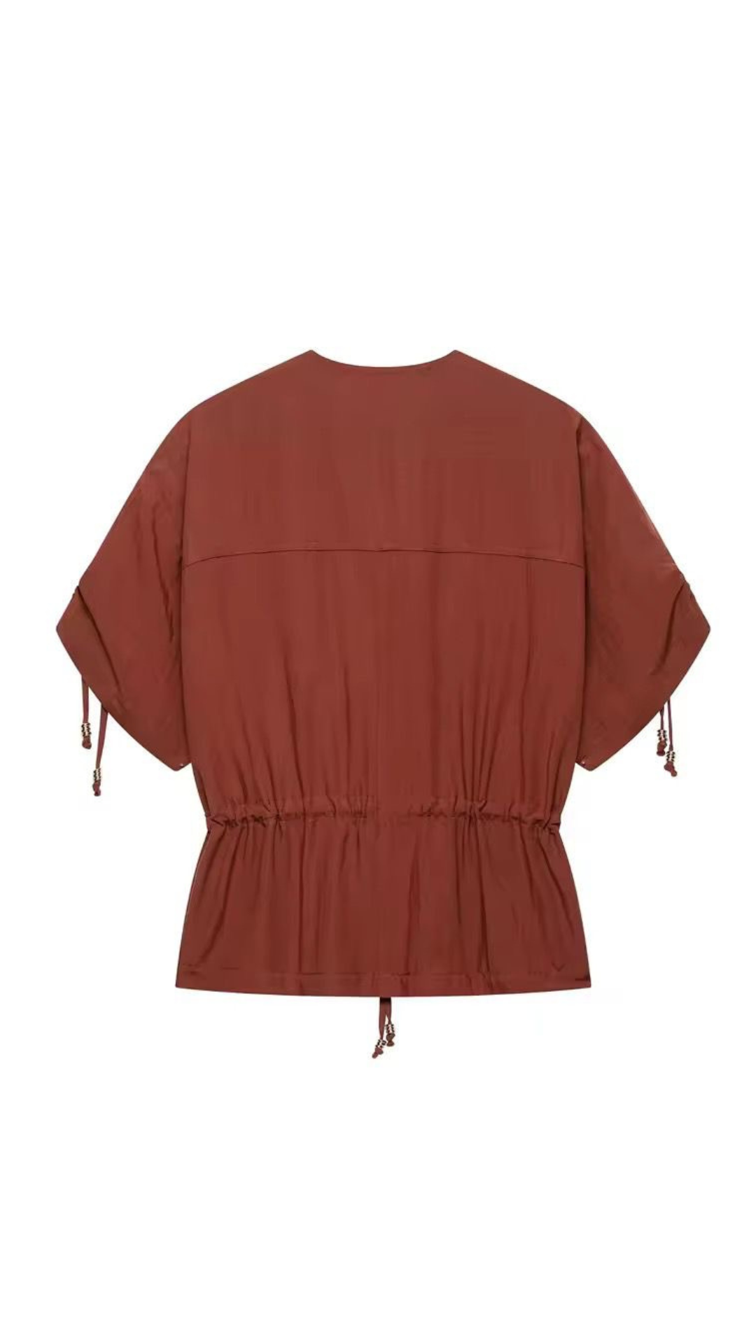 Knotted solid top and shorts set