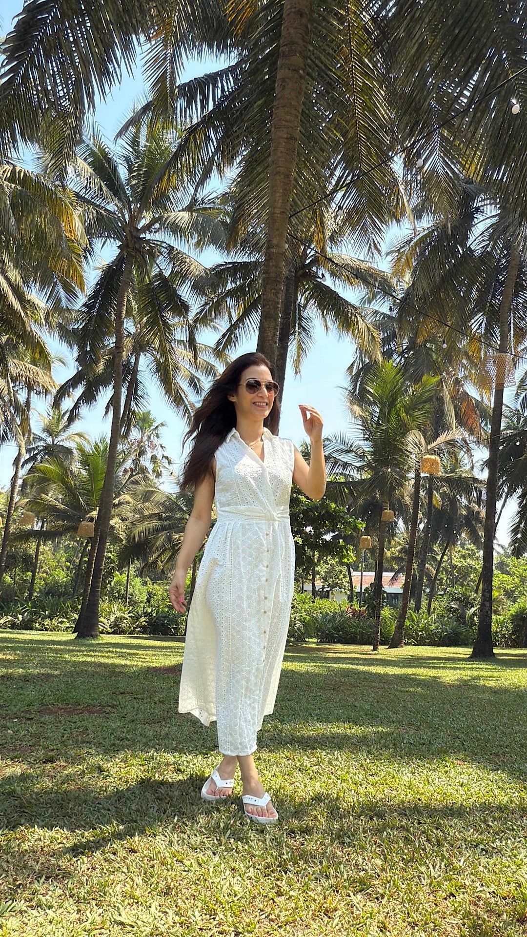 Cutwork Embroidered Dress