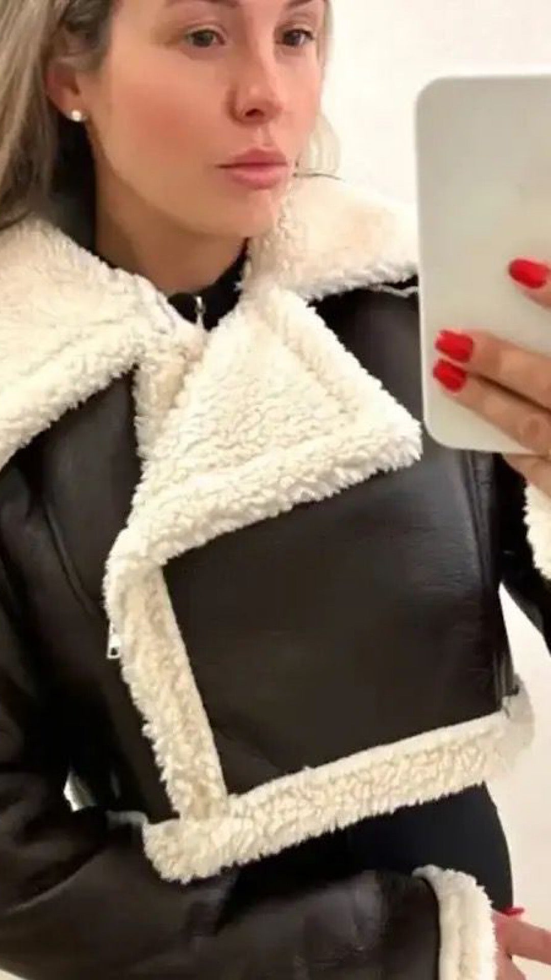 Faux Leather Jacket