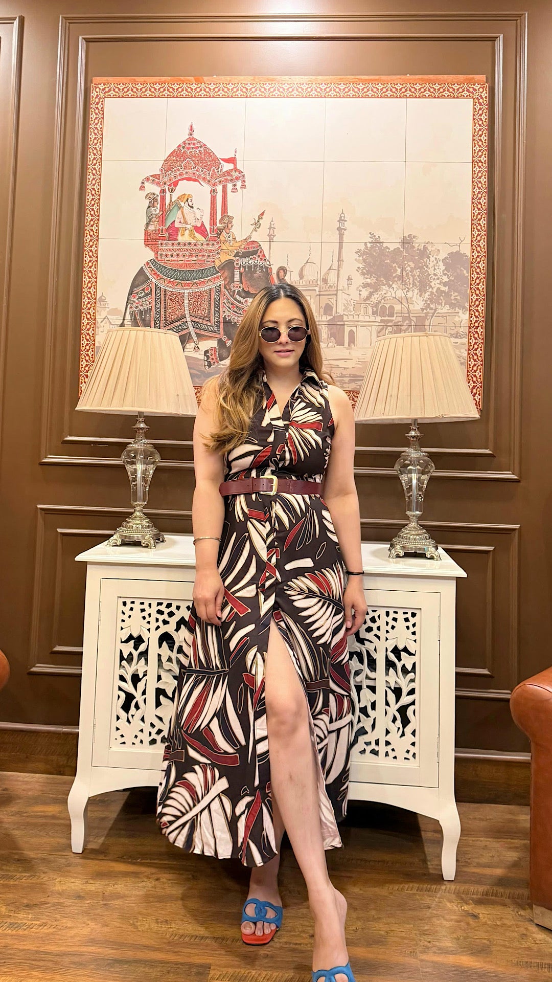 Poise Belted Dress