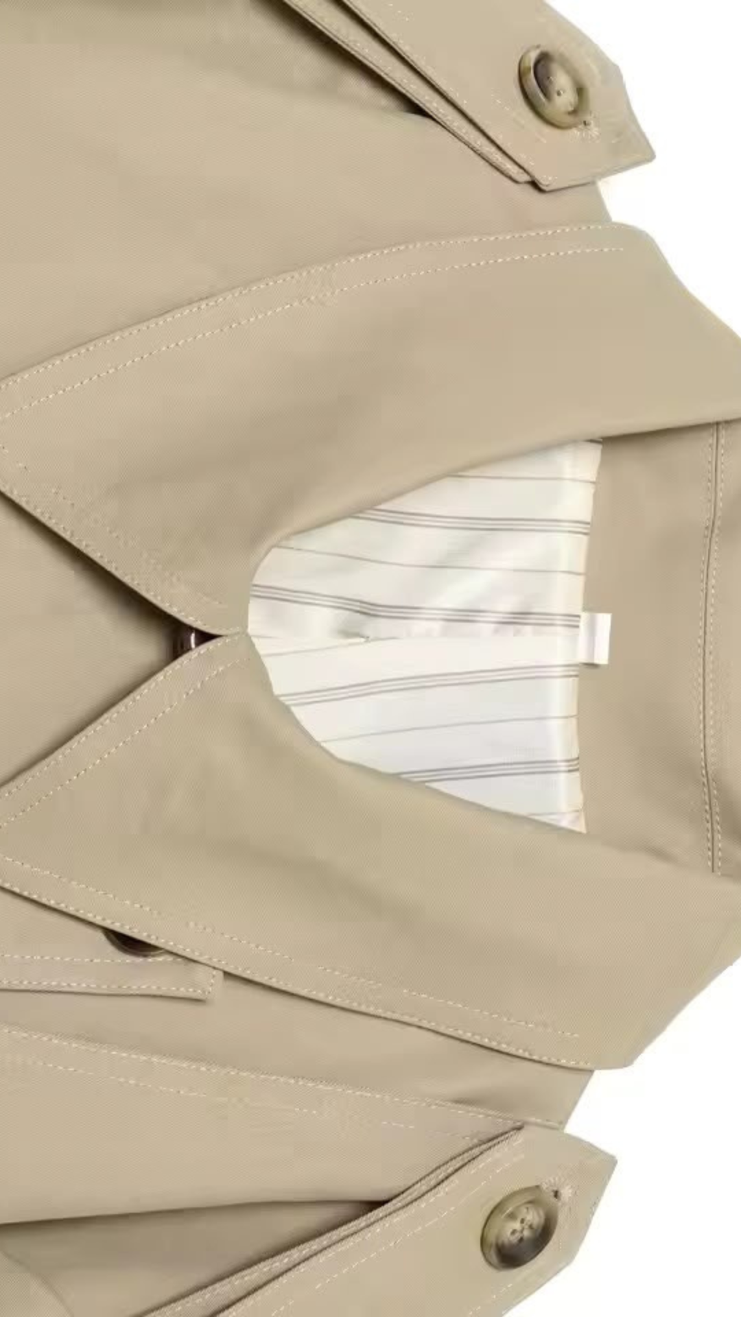 Quiet luxury trench