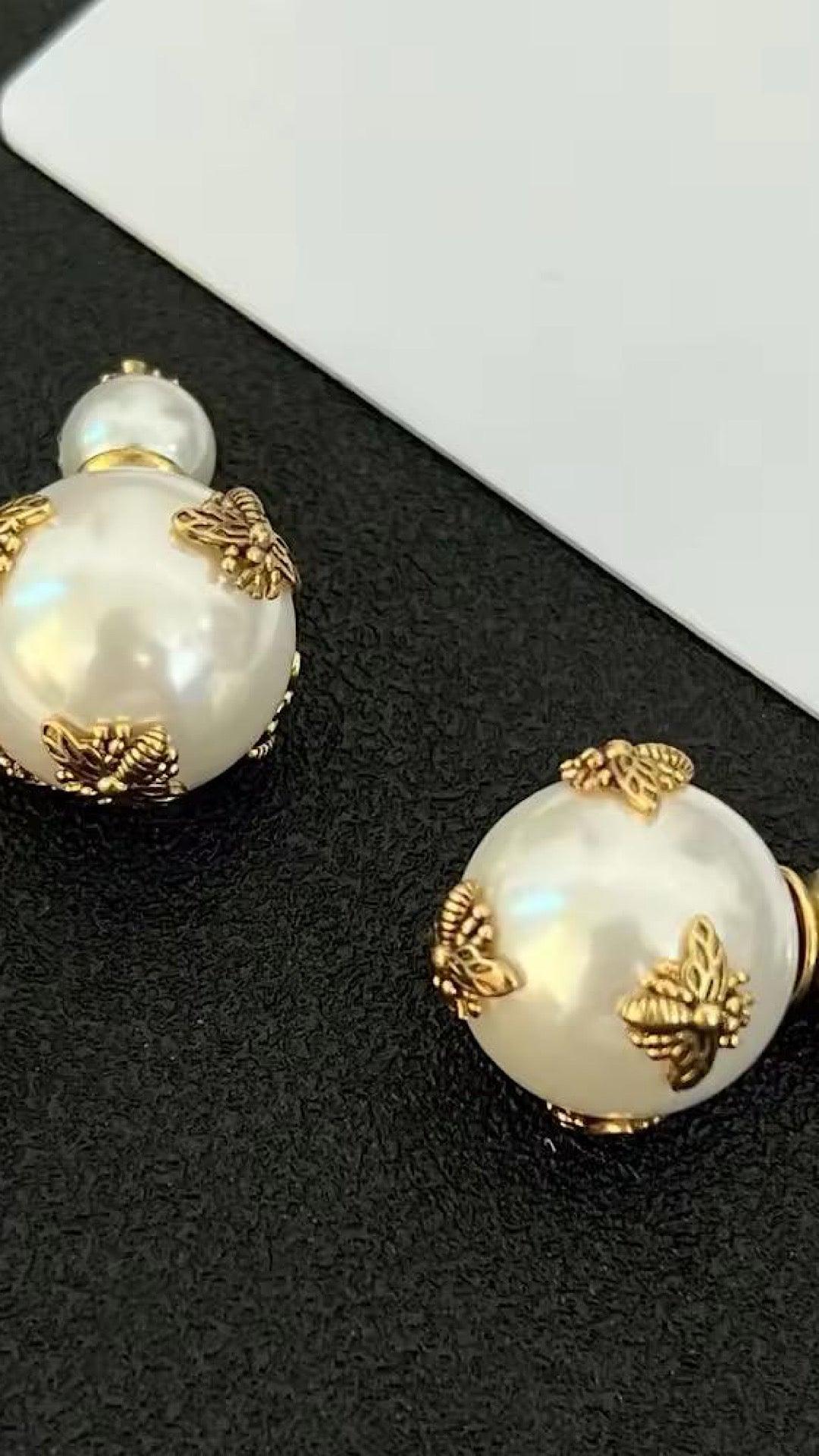 Pearl Bee Earrings