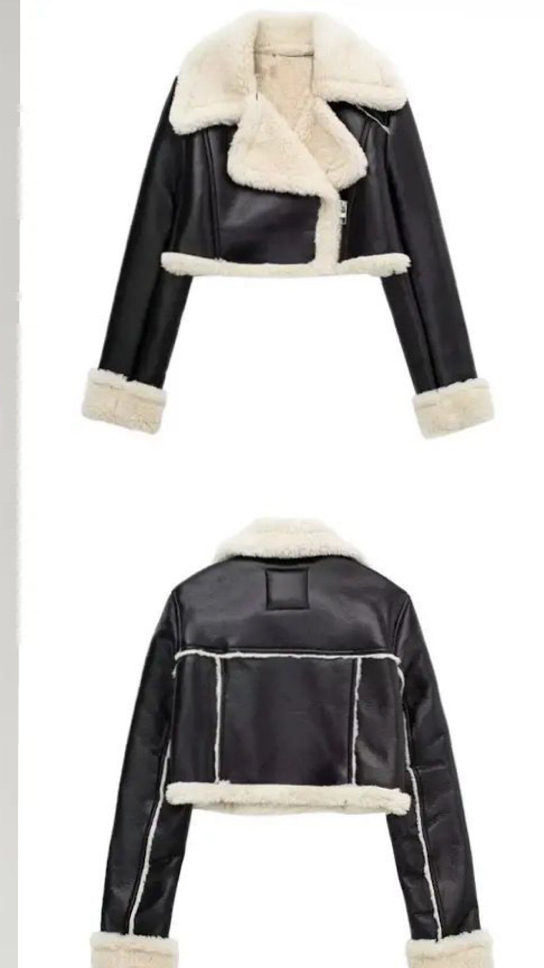 Faux Leather Jacket