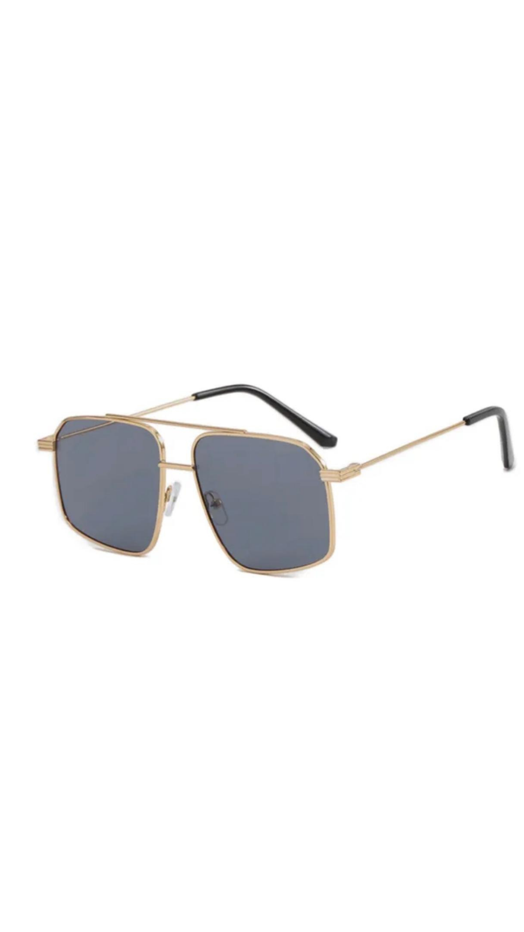 Metal Square Sunglasses