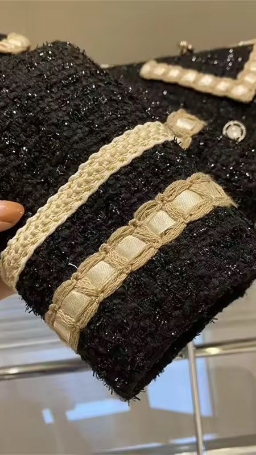 Snowflakes Tweed Set