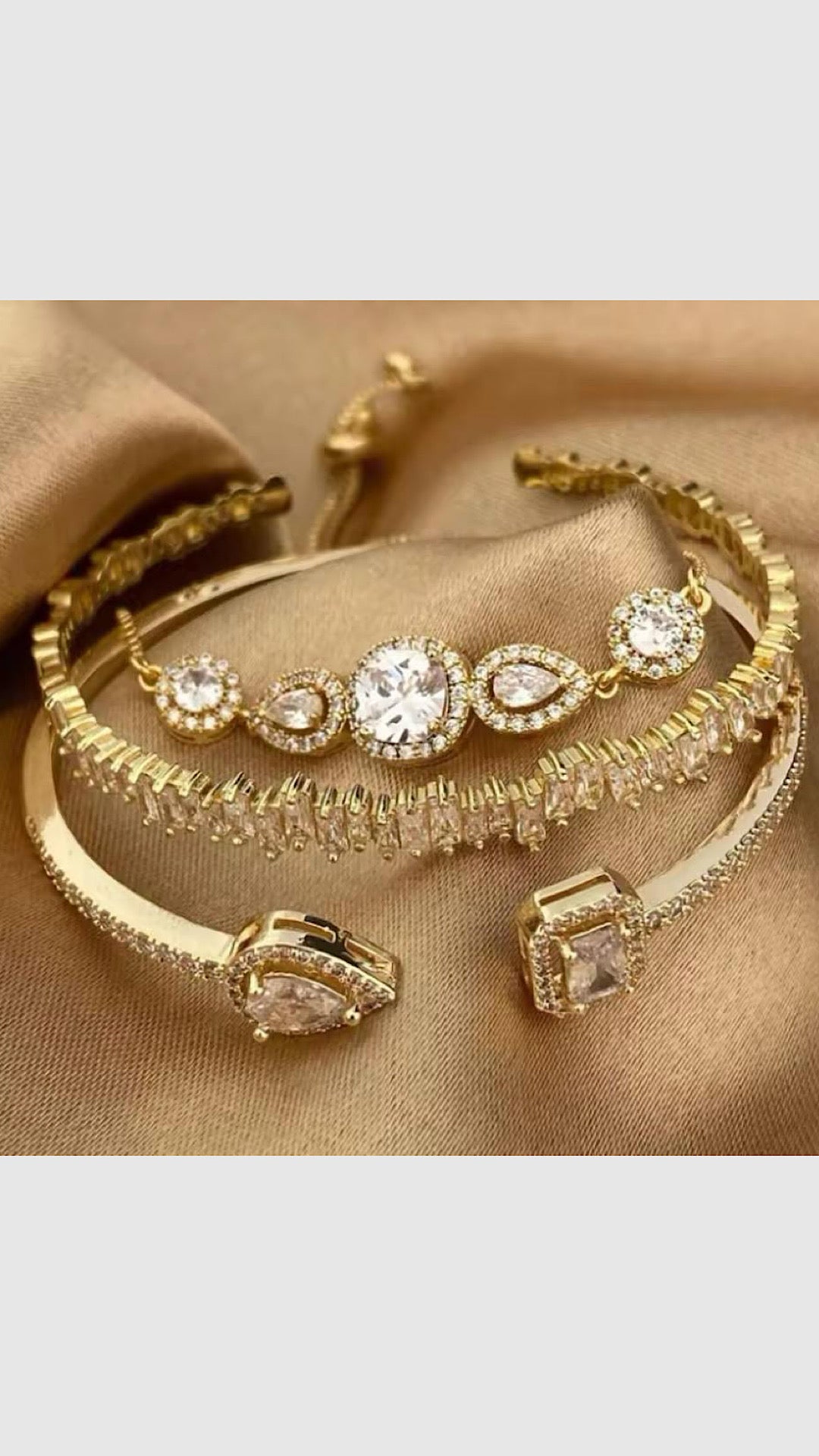 Zirconia Stack Bracelets