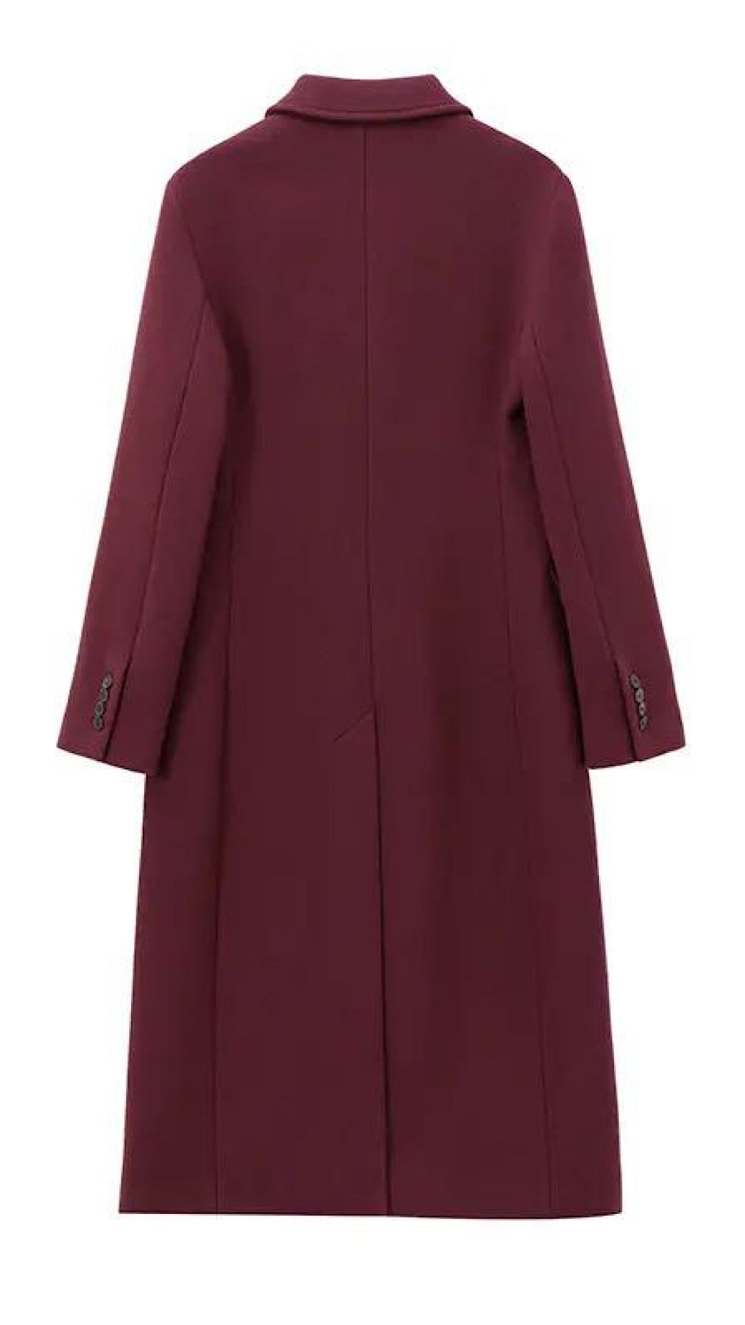 Wine Long Coat