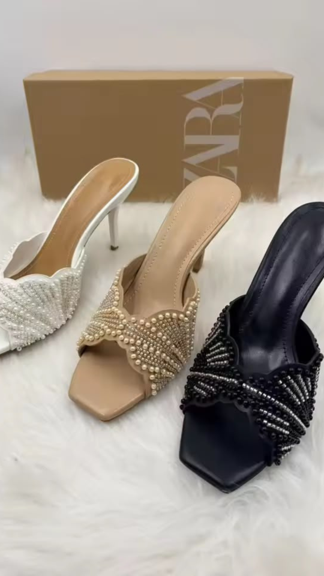 Embellished heels