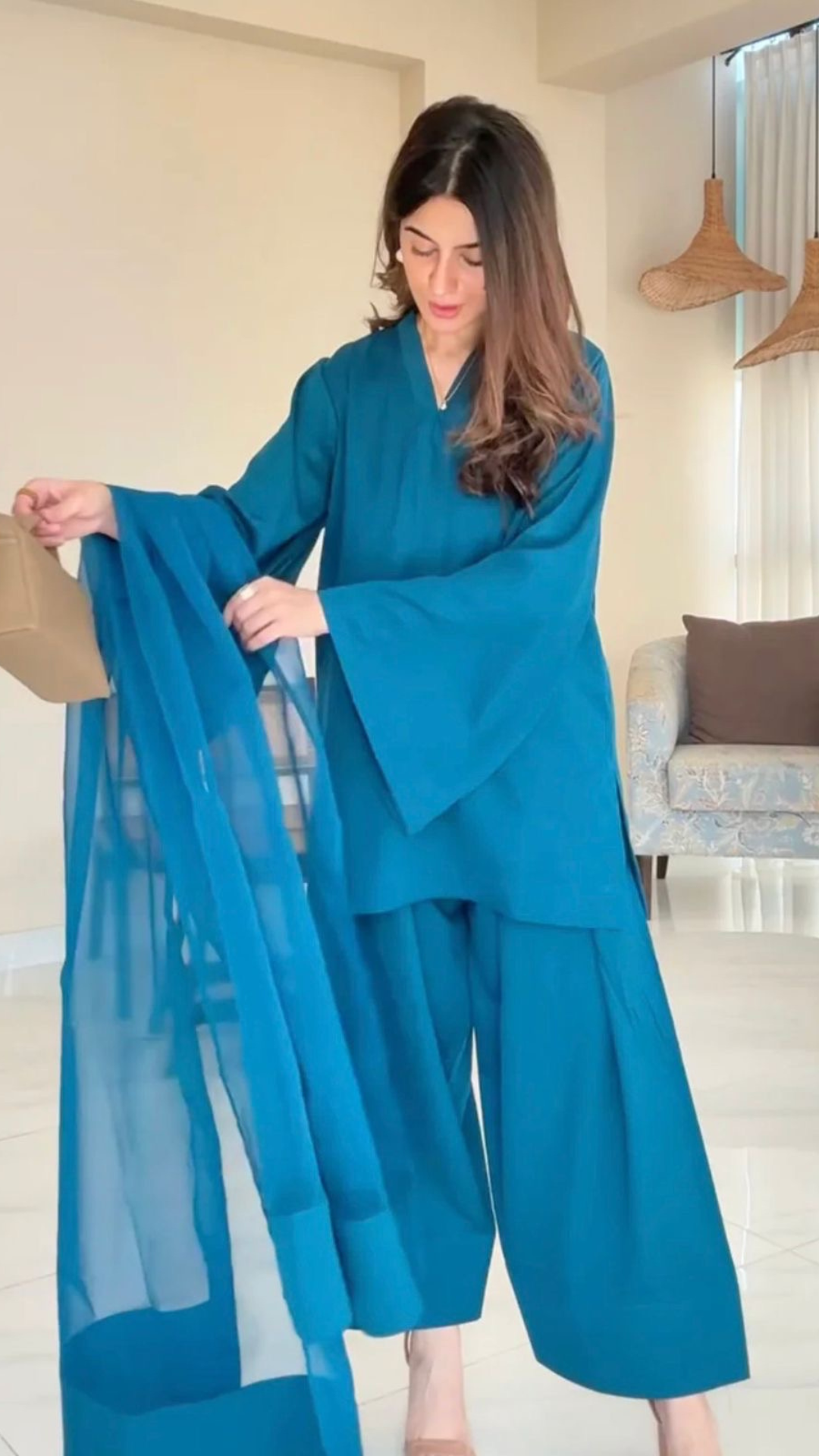 Gulbahar Farshi Kurta Set