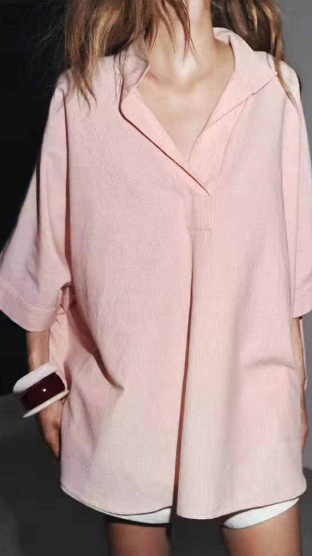 Neutral Bloom Blouse