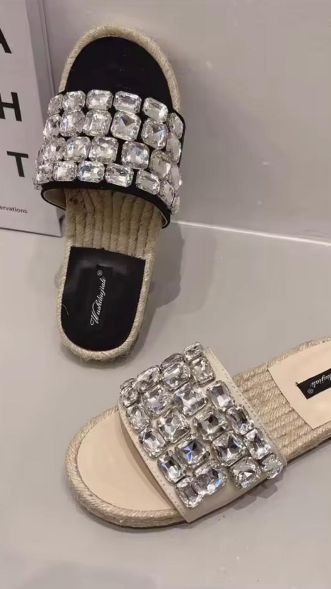 Wedgy Embellished Flats
