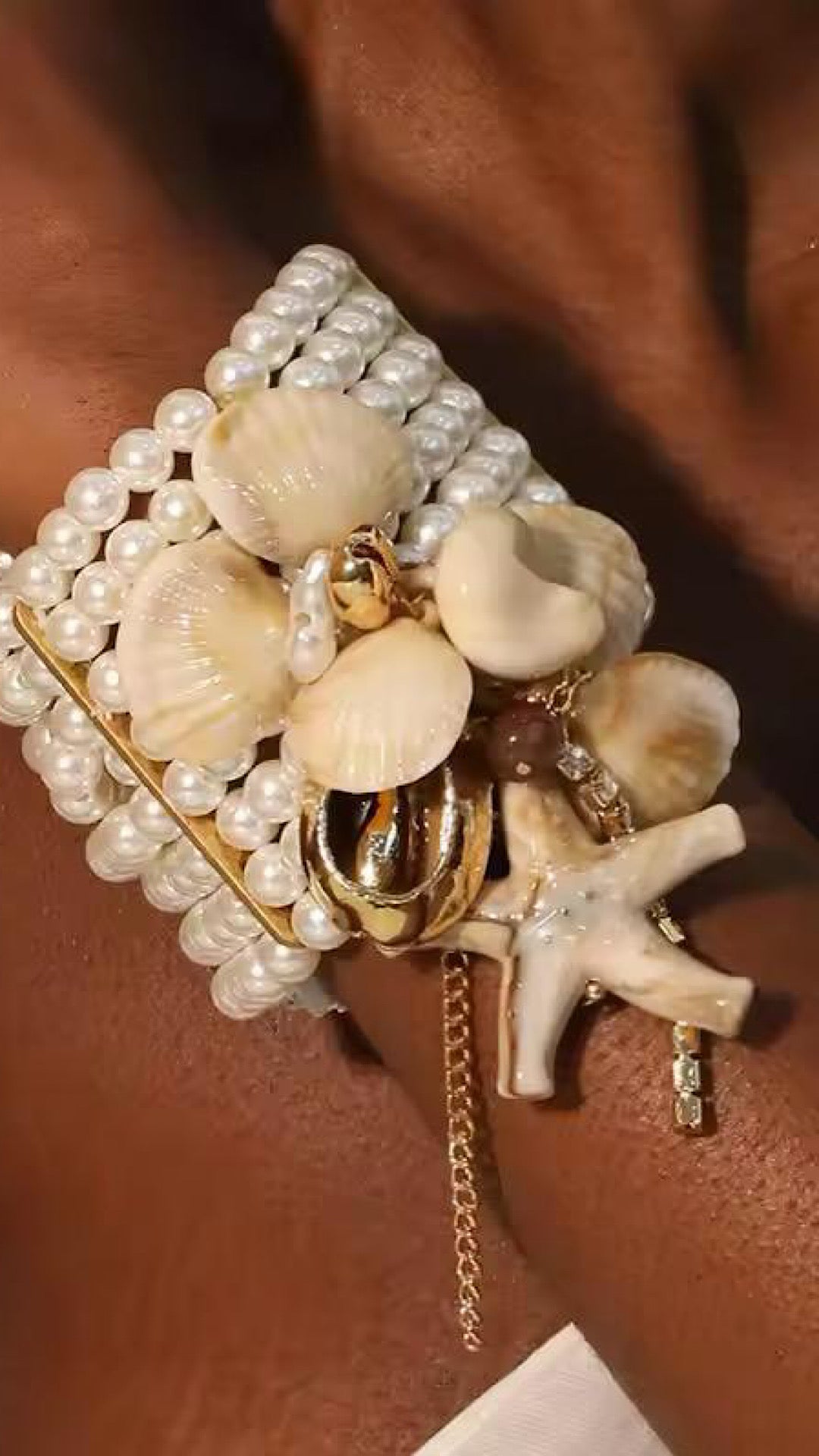 Moss Pearl Cuff