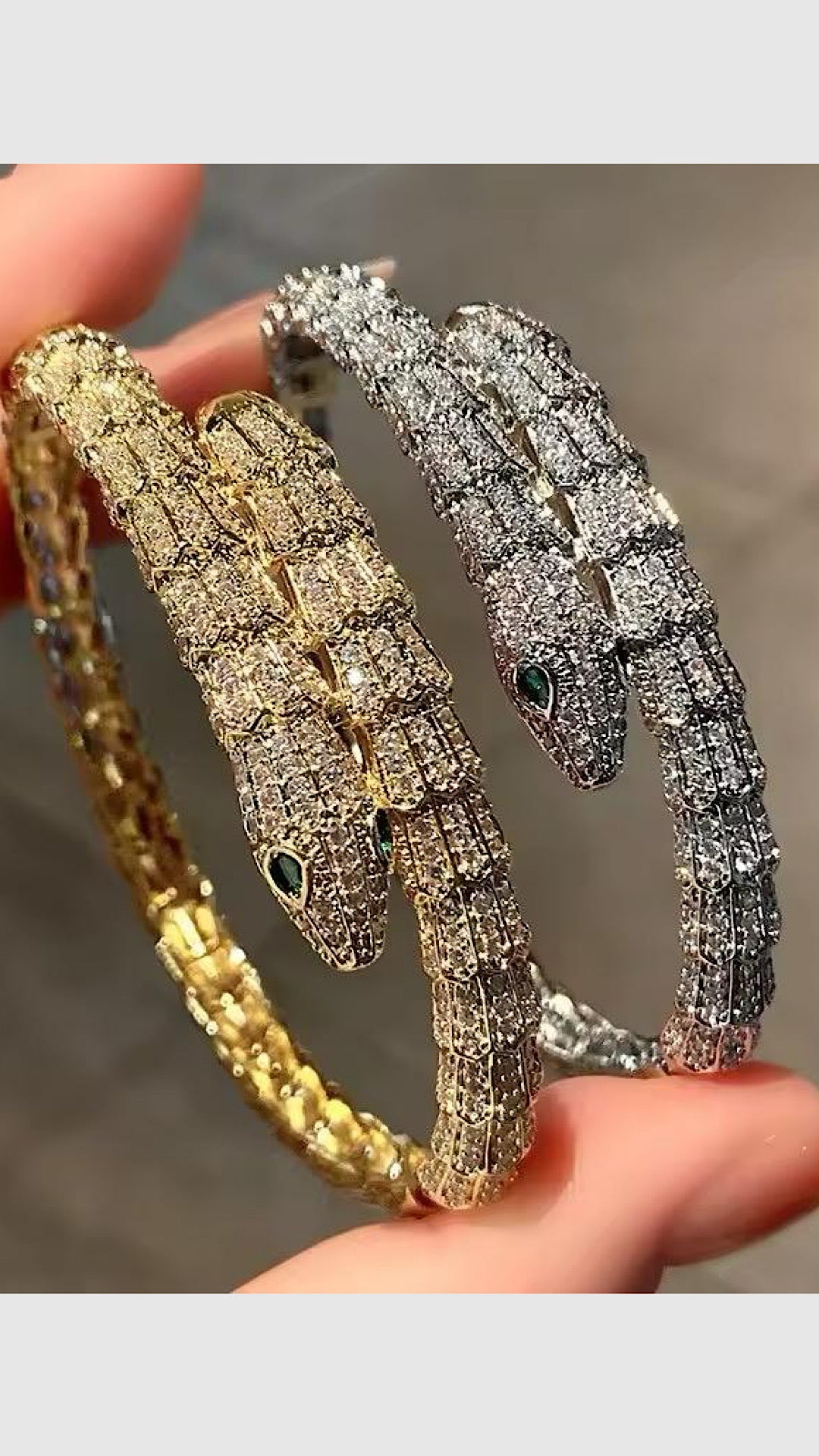 Snake Charm Cuff
