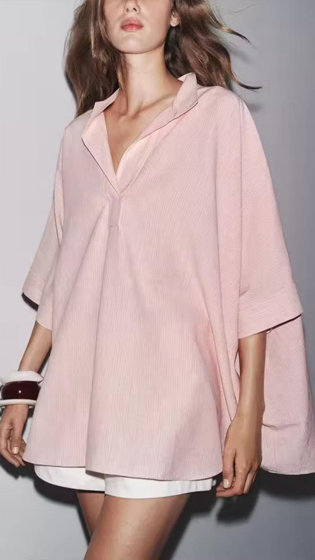 Neutral Bloom Blouse